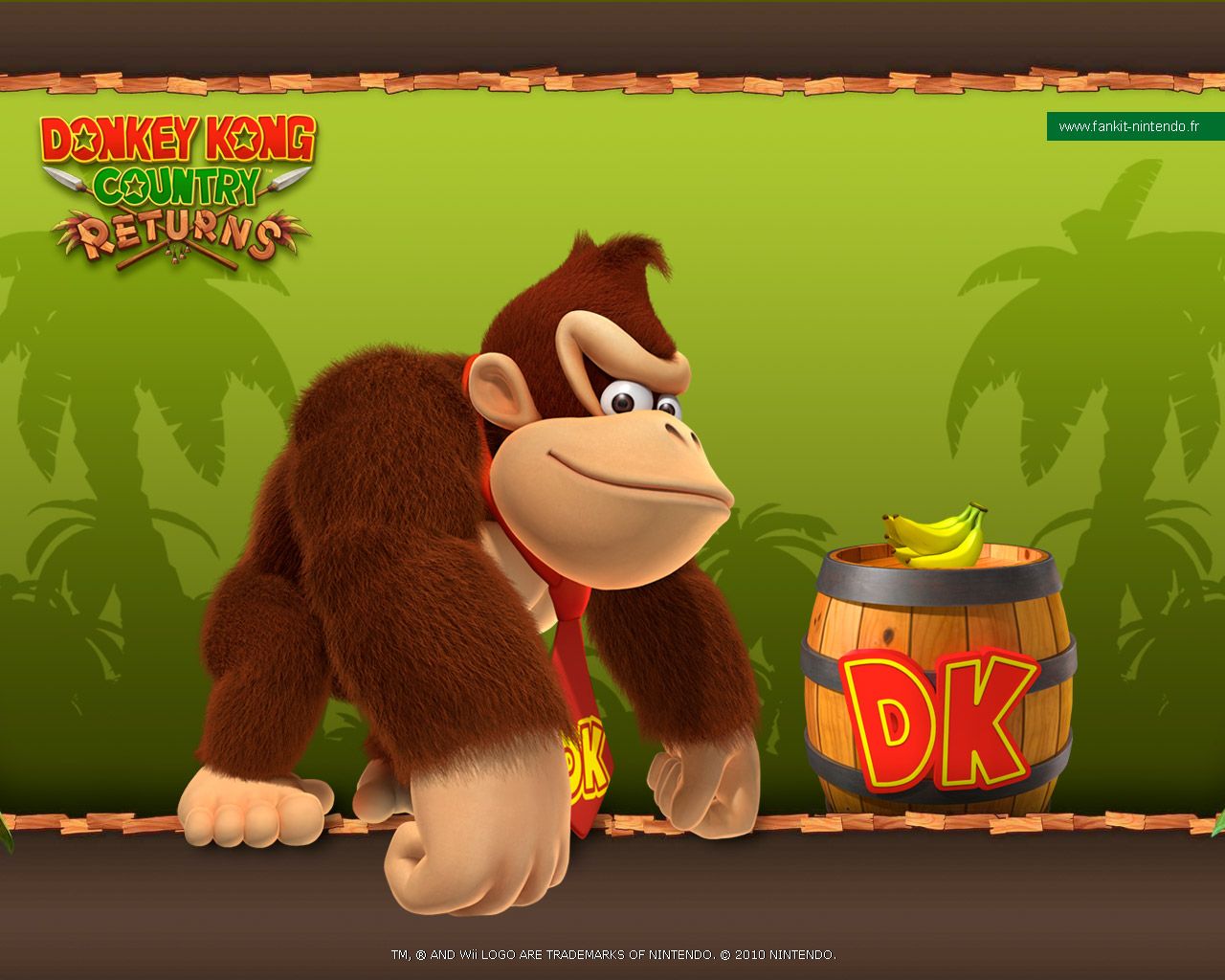 Donkey Kong Country Returns Wallpaper - Donkey Kong Country Imagens , HD Wallpaper & Backgrounds