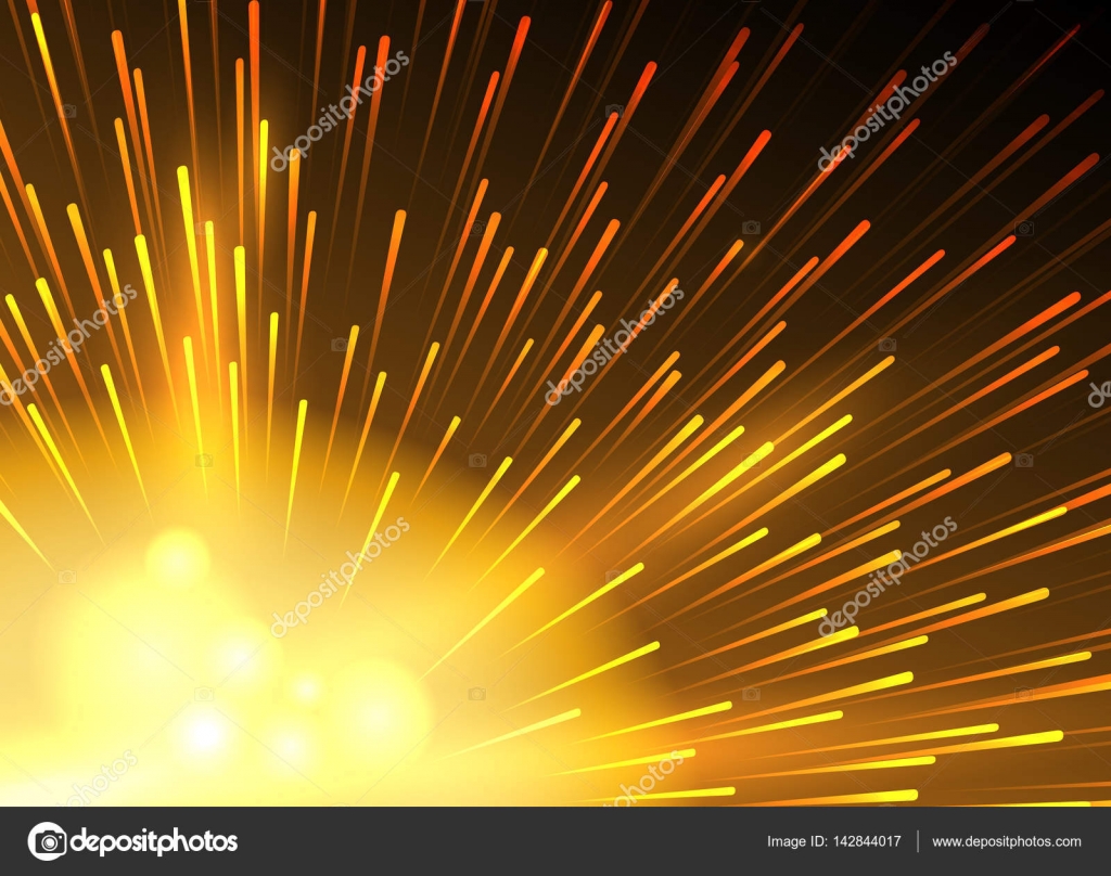 Yellow Star Lighted Exploding Vector Background - Exploding Background , HD Wallpaper & Backgrounds