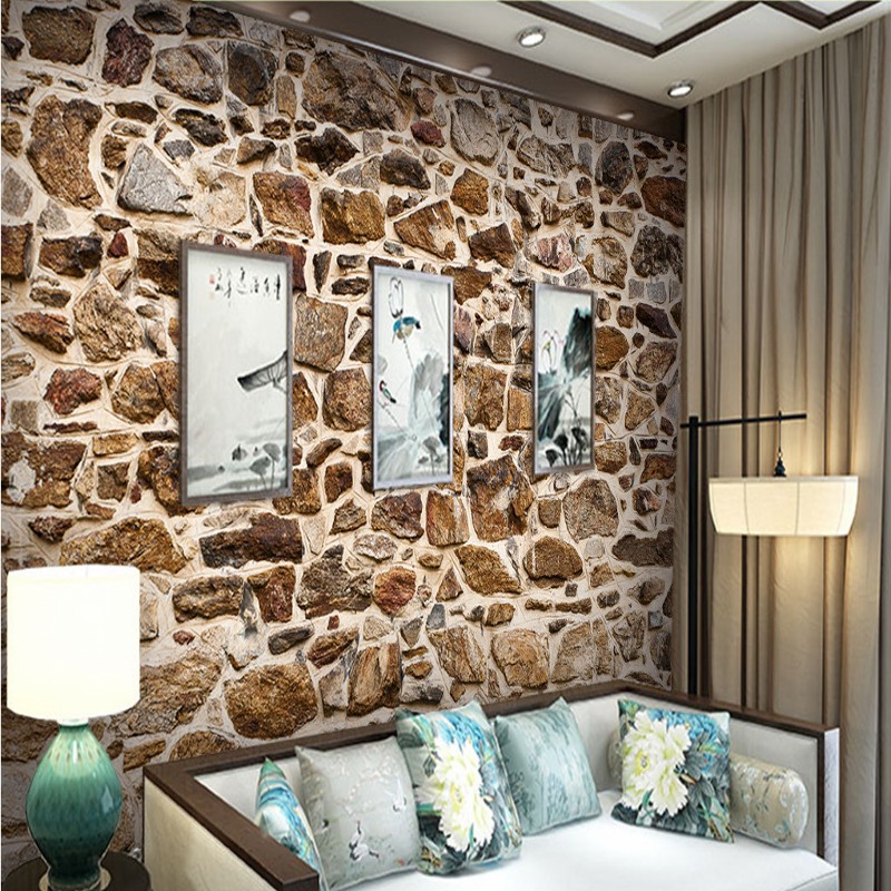 Desain Wallpaper Dinding Ruang Tamu - Wallpaper , HD Wallpaper & Backgrounds