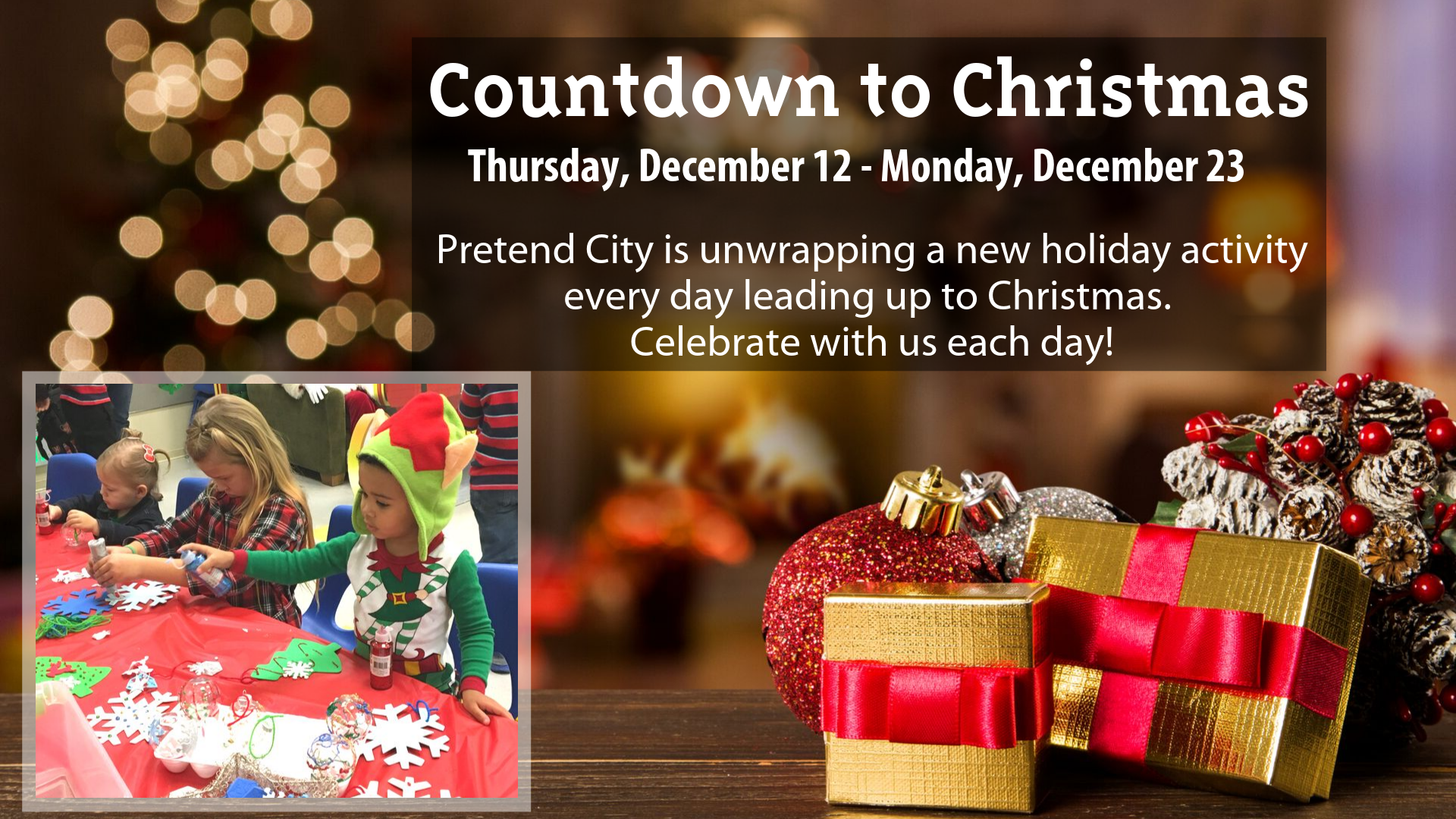 Christmas Countdown Pretend City Childrens Museum - Christmas Ornament , HD Wallpaper & Backgrounds