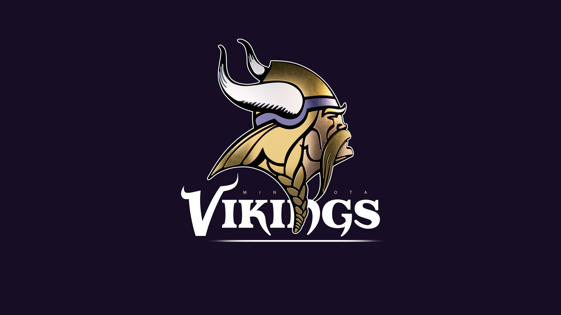 Minnesota Vikings Wallpaper - Minnesota Vikings Logo , HD Wallpaper & Backgrounds