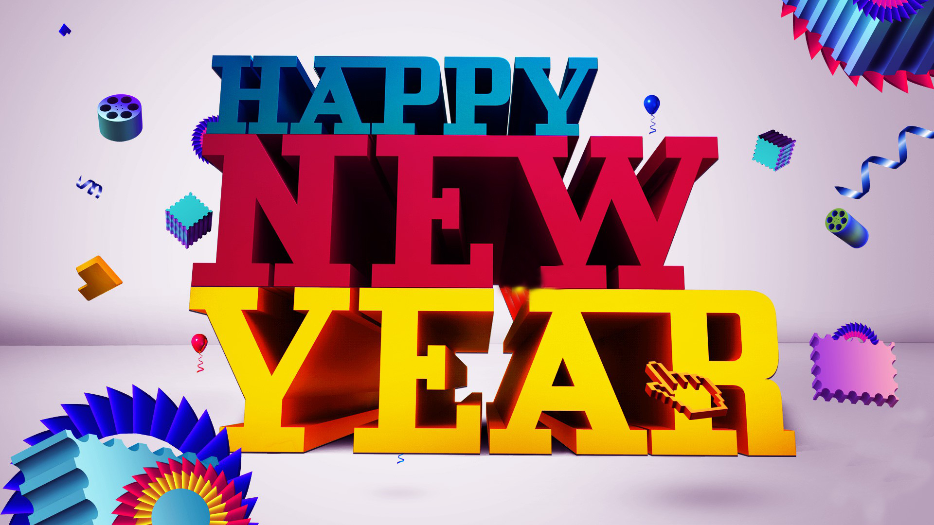 Free Happy New Year Hd 2016 - Happy New Year 2015 Wallpaper Free Download 2017 , HD Wallpaper & Backgrounds