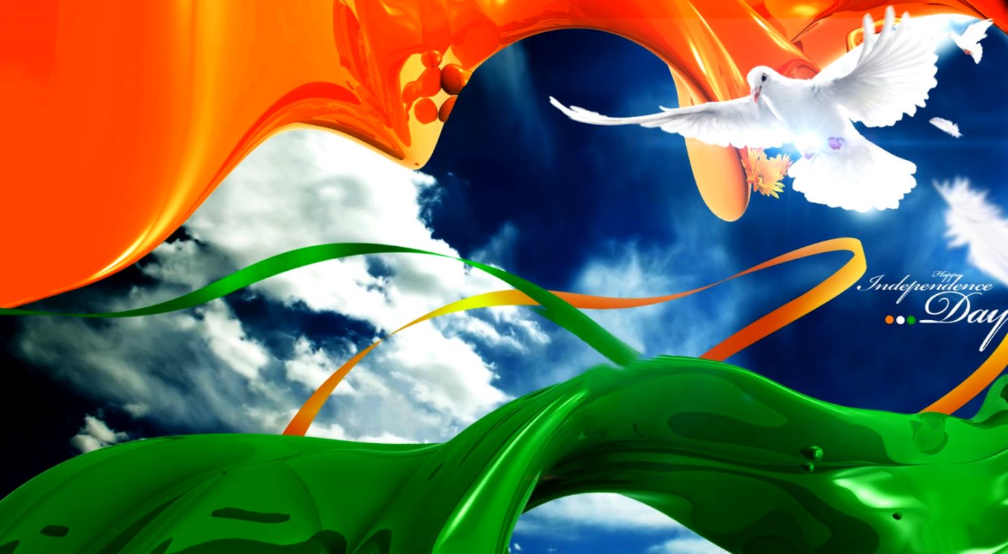 Painting Of Indian Flag Wallpaper 2 Chainimage - 1080p Indian Flag Image Hd , HD Wallpaper & Backgrounds