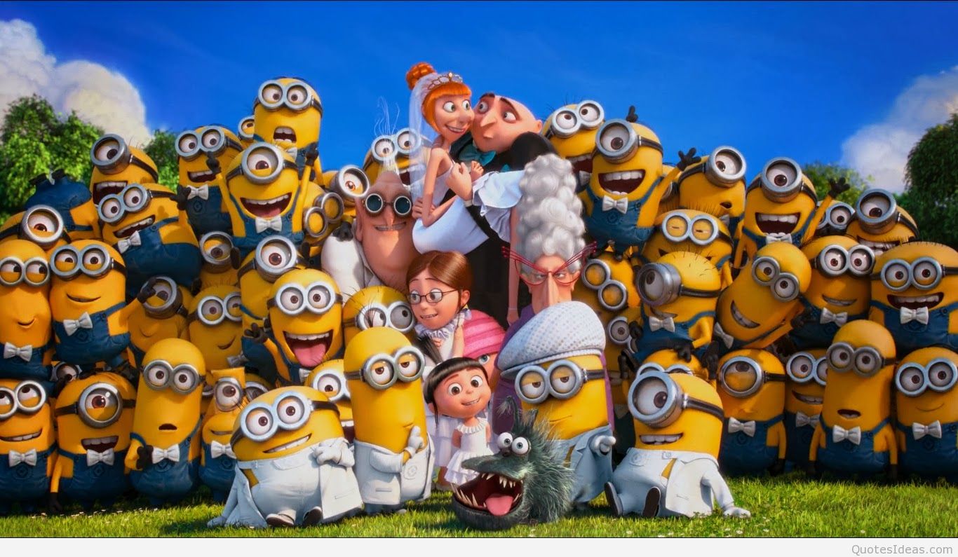 Minions - Despicable Me 2 Family , HD Wallpaper & Backgrounds