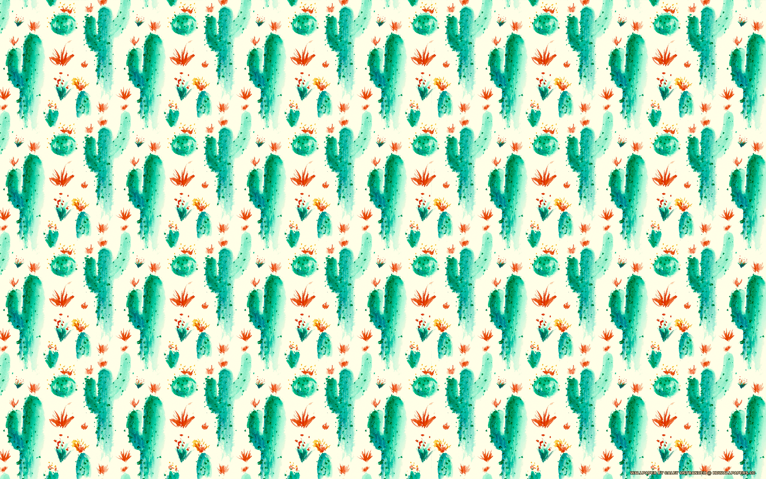 Cactus Pattern - Hd Wallpapers - Cactus Patterned Desktop Backgrounds , HD Wallpaper & Backgrounds