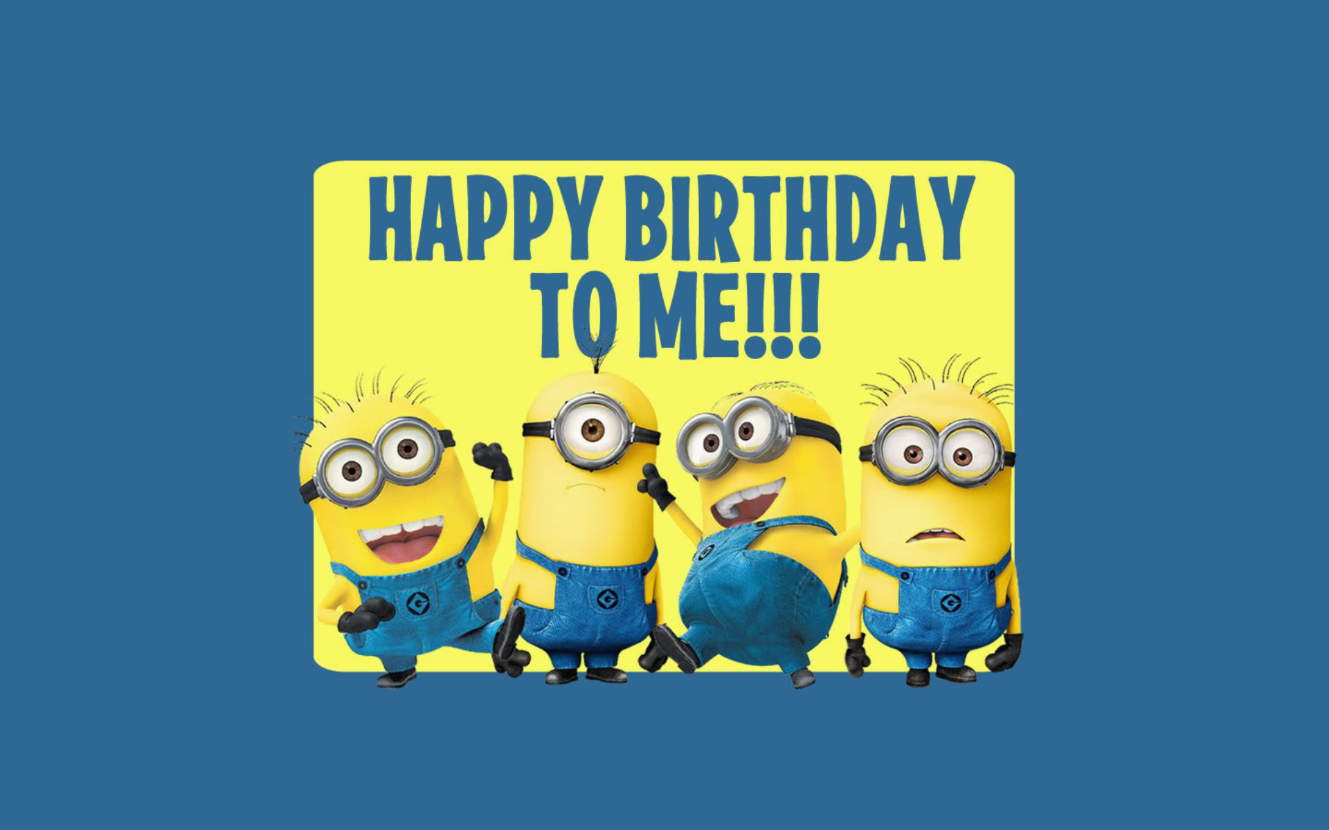 Minions - Birthday Cover Photos For Fb , HD Wallpaper & Backgrounds