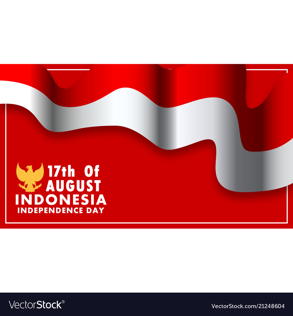 Indonesia Independence Day Wallpaper Vector Image - Indonesia Independence Day Vector , HD Wallpaper & Backgrounds