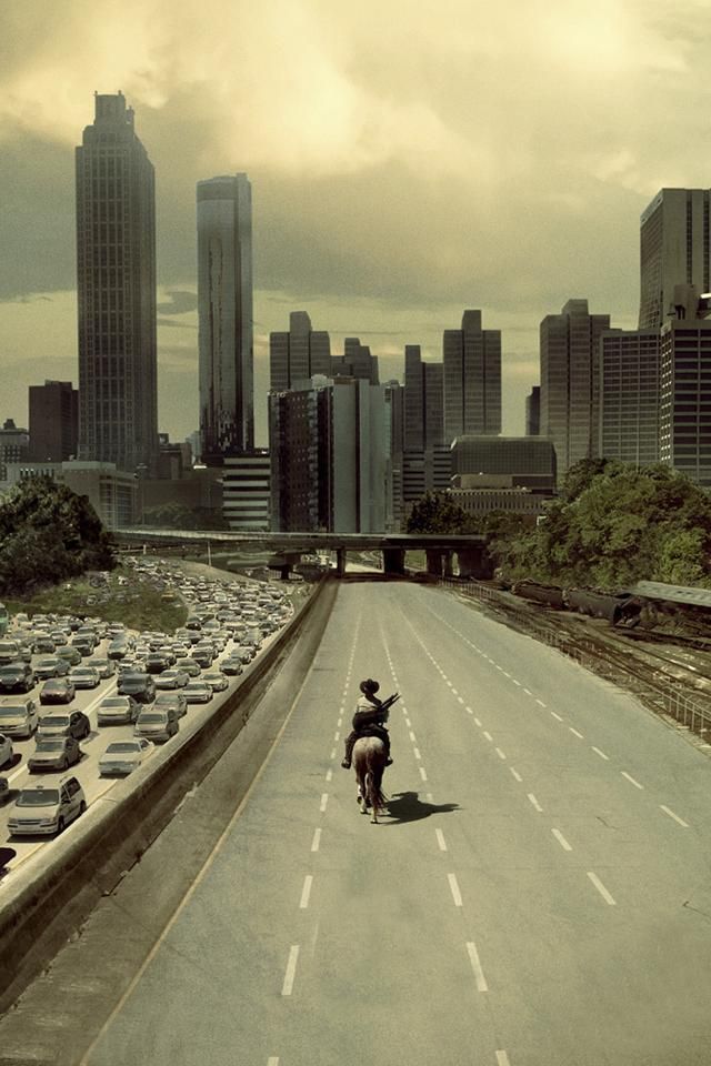 The Walking Dead - Walking Dead Rick Atlanta , HD Wallpaper & Backgrounds