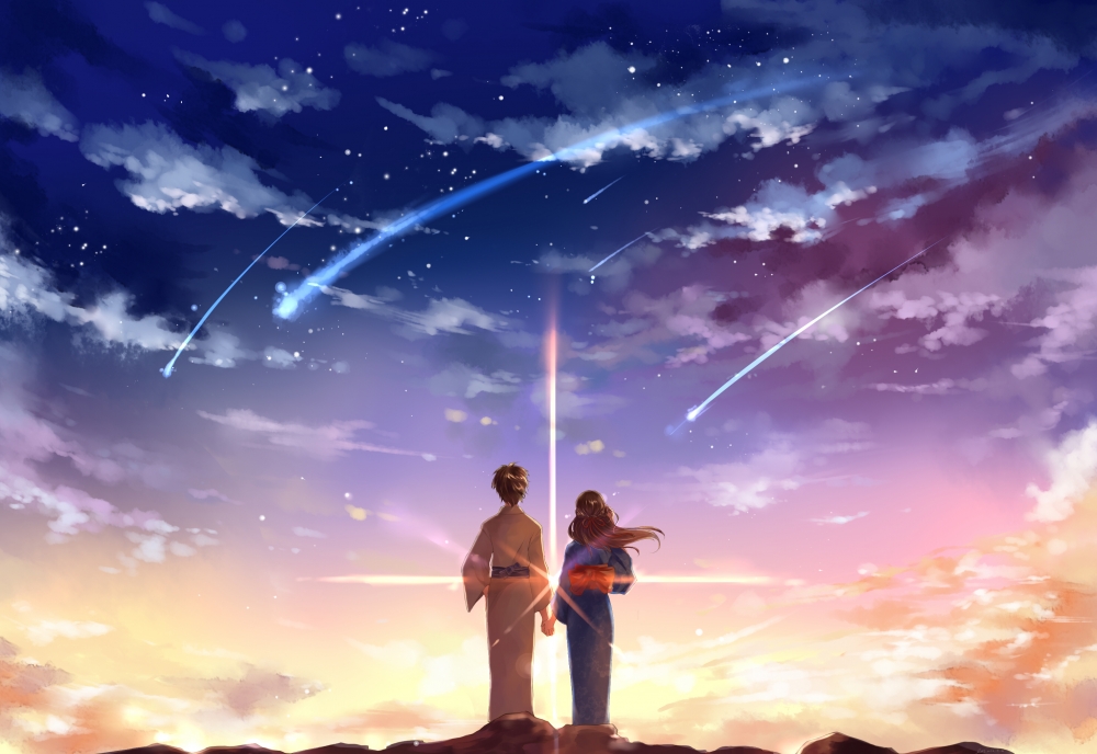 Your Name Kimi No Na Wa Mitsuha Miyamizu Taki Tachibana Your