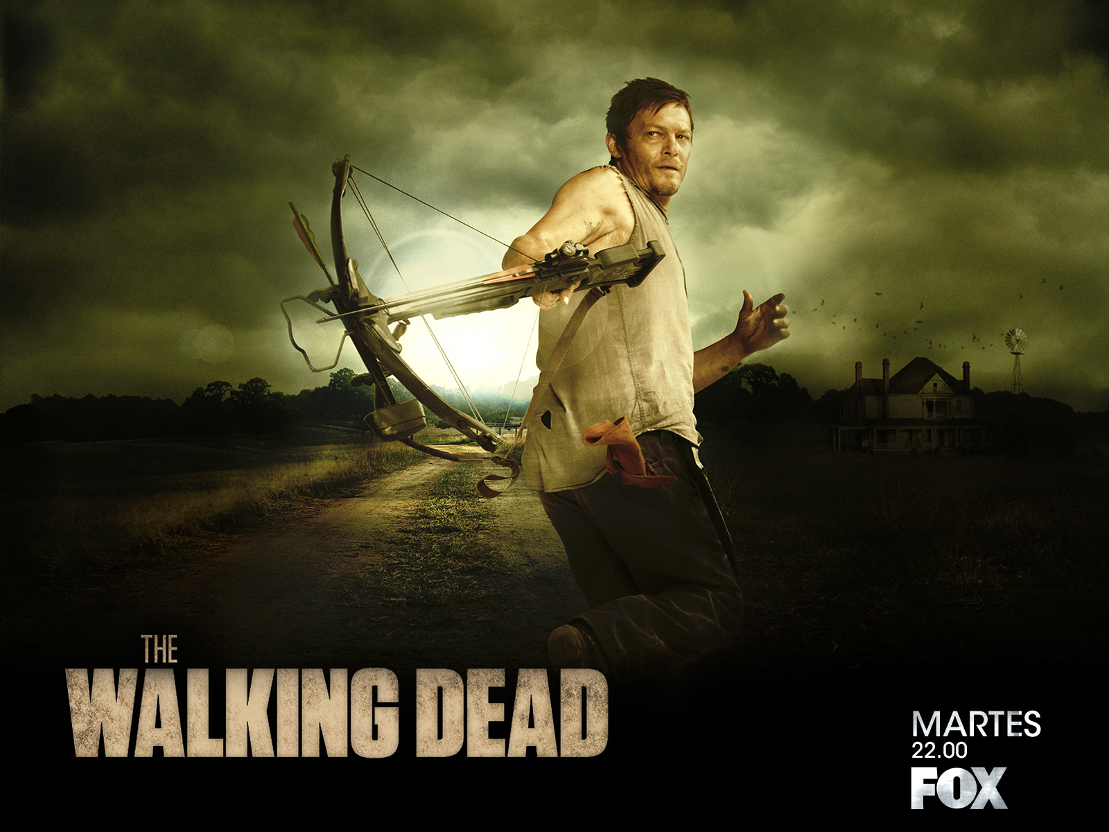 Daryl Dixon The Walking Dead Wallpapers Fanpop Desktop - Walking Dead Season 9 Desktop , HD Wallpaper & Backgrounds