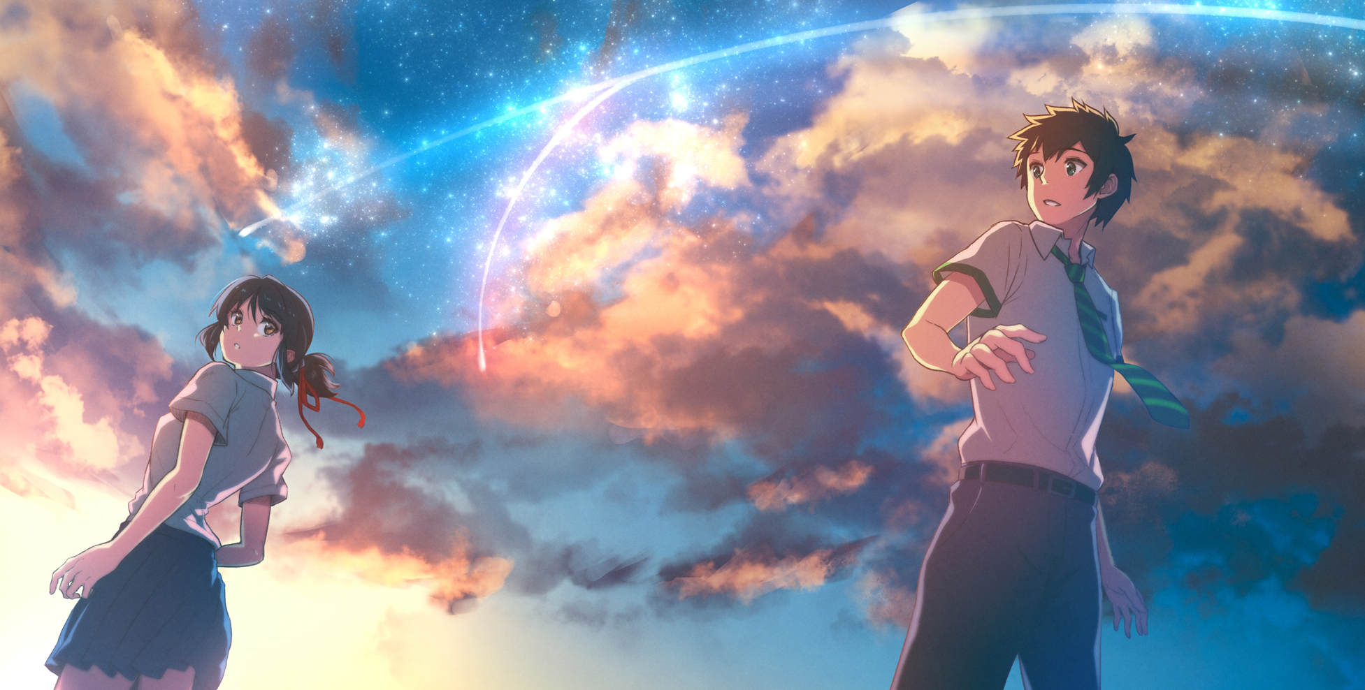 Download Kimi No Na Wa - Your Name Wallpaper 1080p , HD Wallpaper & Backgrounds