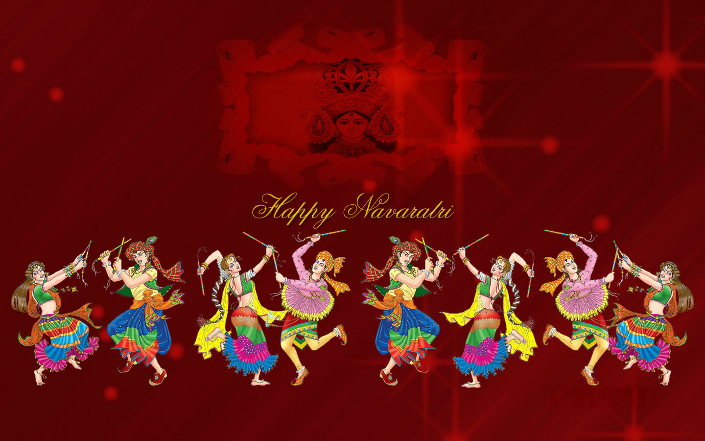 Happy Navratri Wallpapers - Navratri Hd , HD Wallpaper & Backgrounds