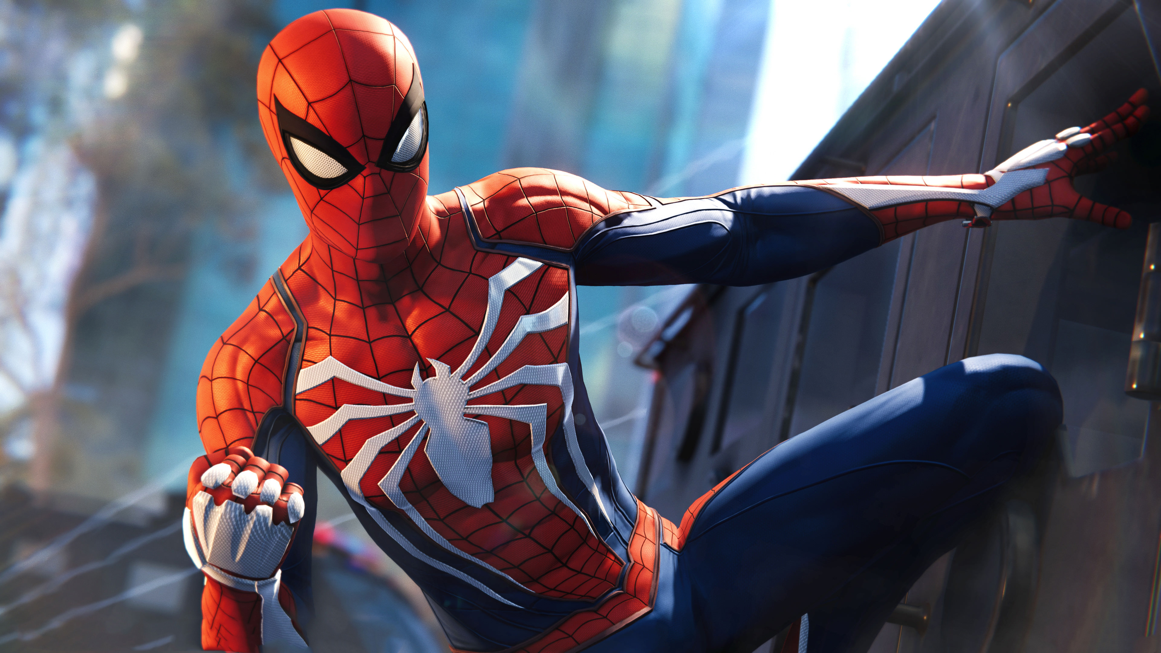 Spider Man Ps4 4k - Marvel Spider Man , HD Wallpaper & Backgrounds