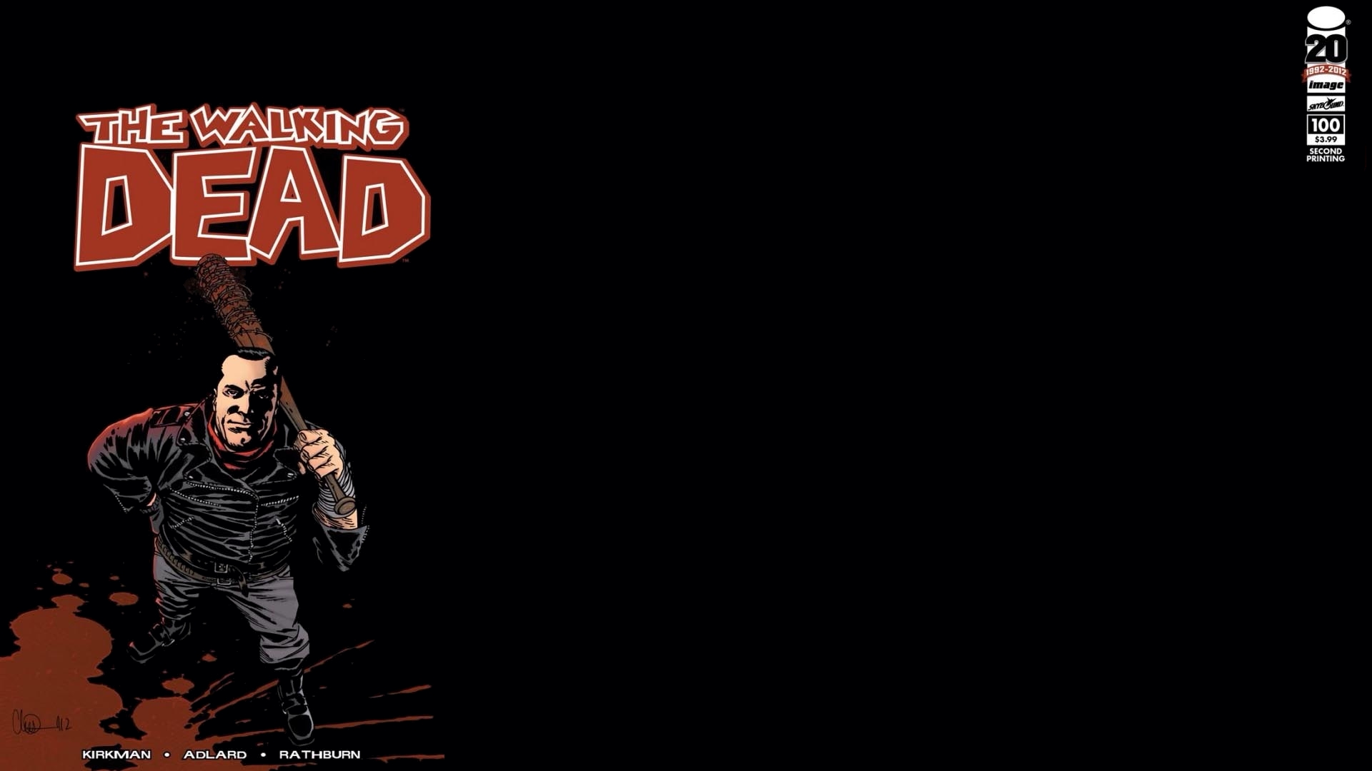 27456 Walking Dead Comic Book Wallpaper - Walking Dead Negan Comic Cover , HD Wallpaper & Backgrounds