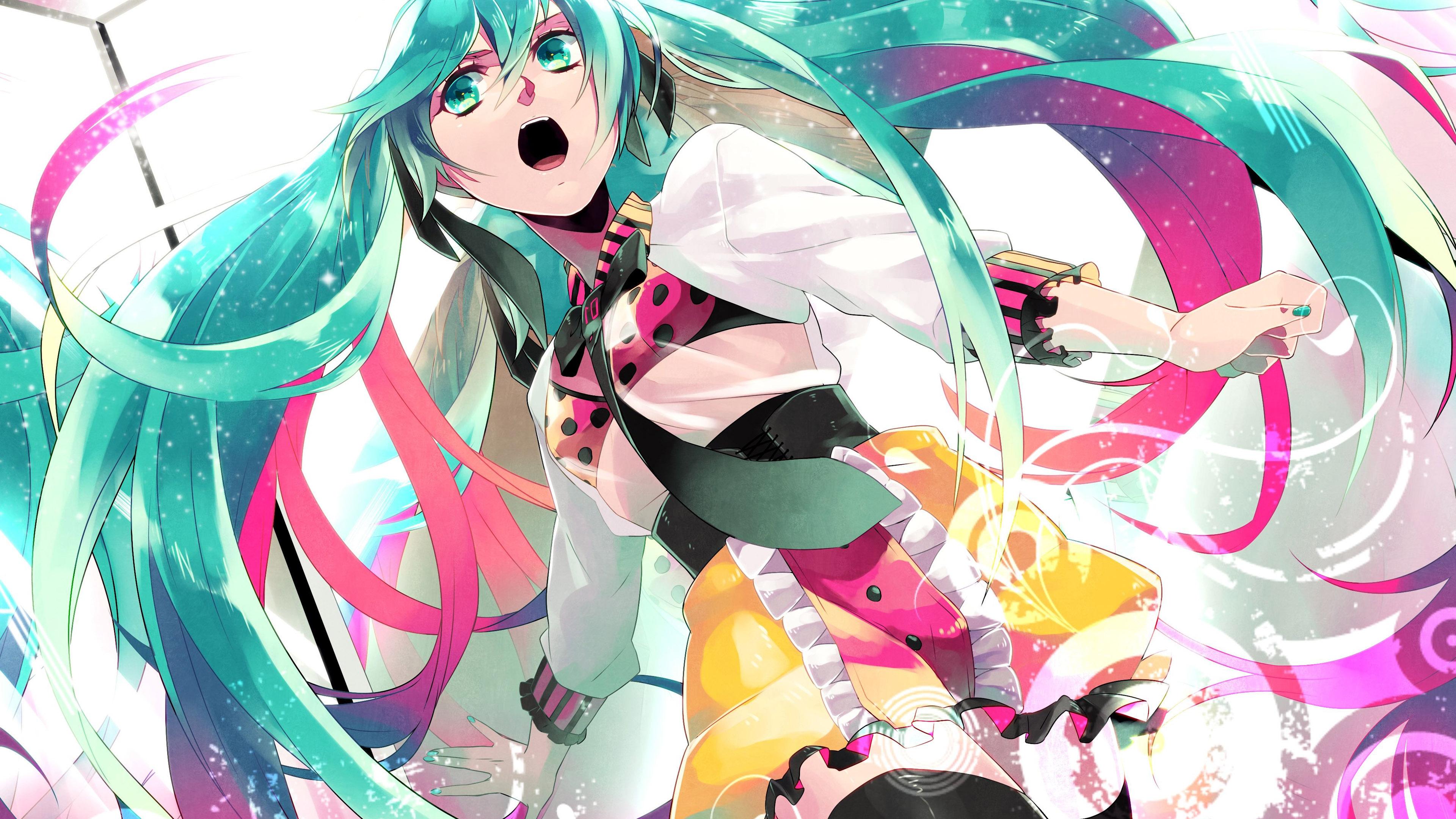 Download Wallpaper - Hd 4k De Hatsune Miku , HD Wallpaper & Backgrounds