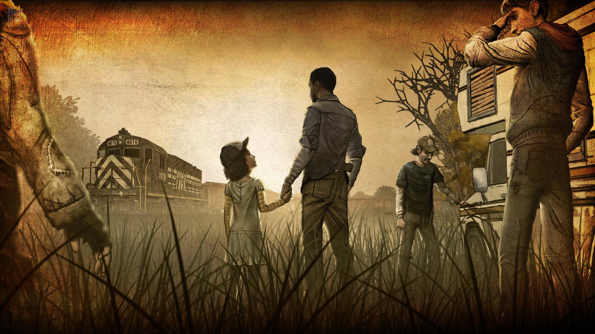 The Walking Dead Wallpaper Pc Desktop Px - Walking Dead Steam Background , HD Wallpaper & Backgrounds