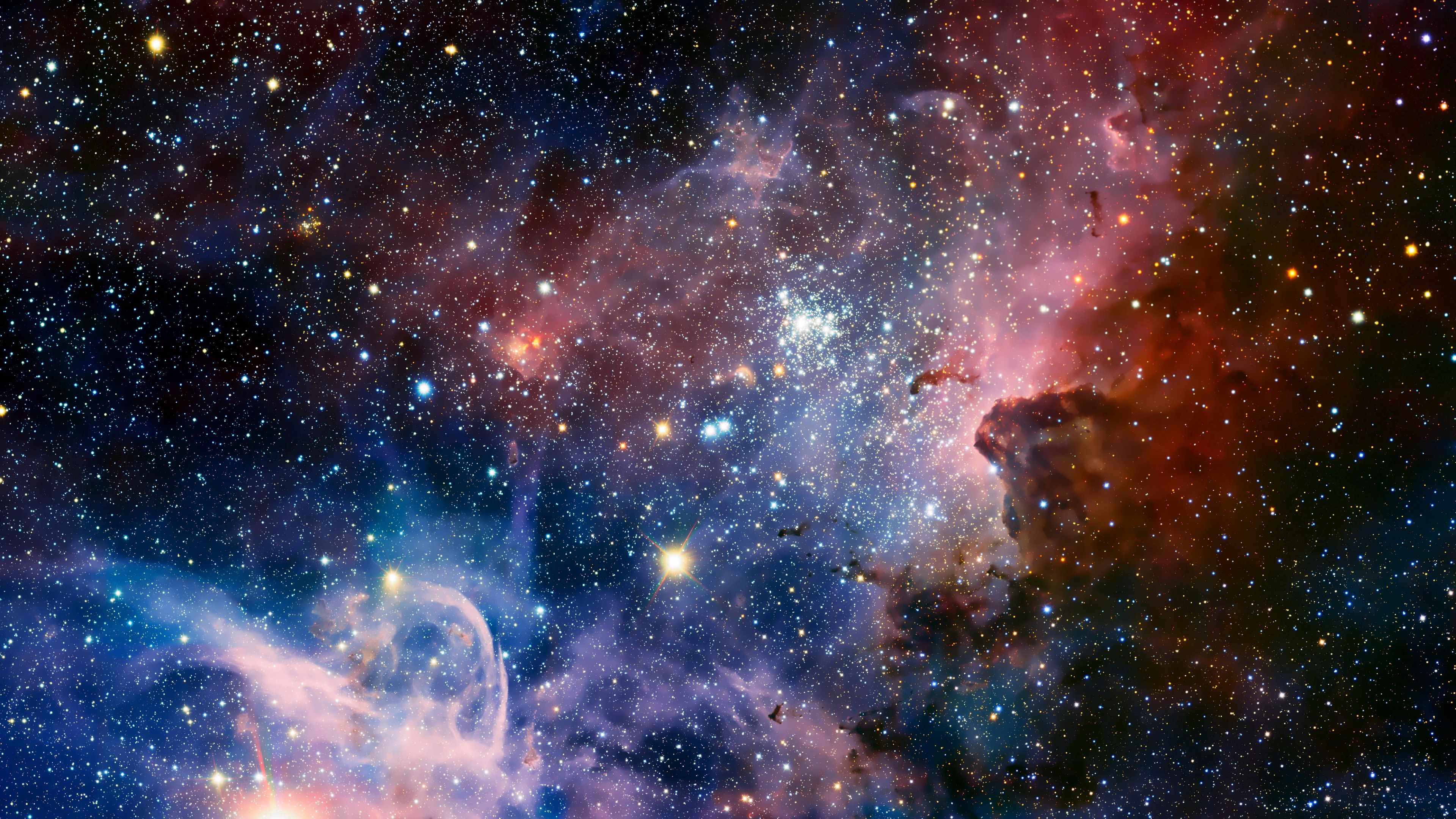 So Many Colors - Space Desktop Backgrounds 4k , HD Wallpaper & Backgrounds