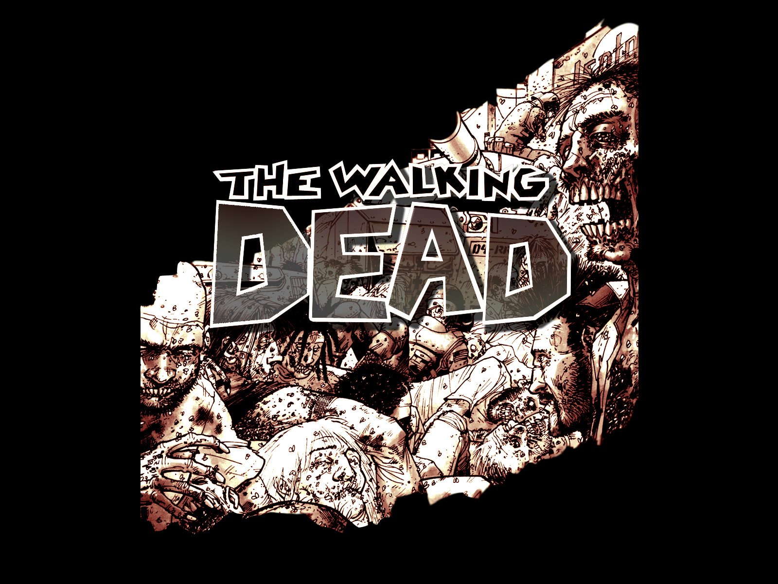 The Walking Dead Zombie - Walking Dead Hq Imagens Hd , HD Wallpaper & Backgrounds