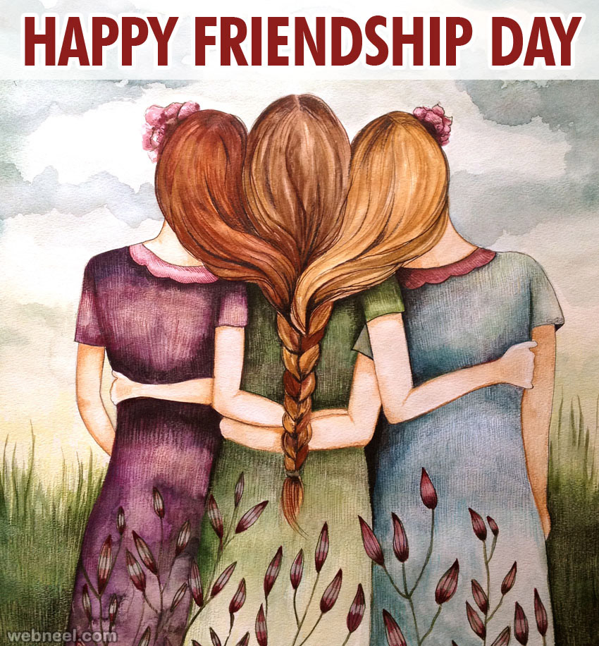 Friendship Day Greetings - Happy Friendship Day For Girls , HD Wallpaper & Backgrounds