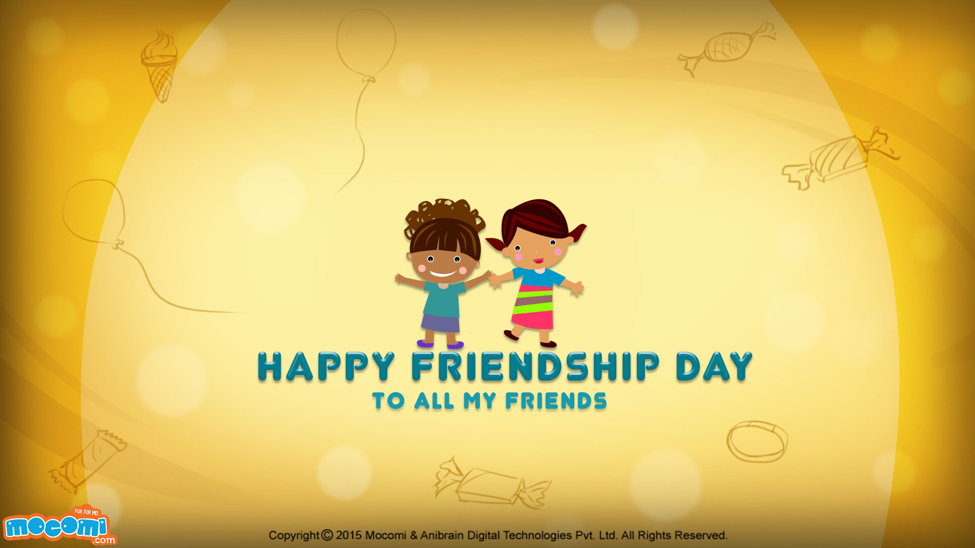 Happy Friendship Day Wallpaper - Friendship Day All Friends , HD Wallpaper & Backgrounds