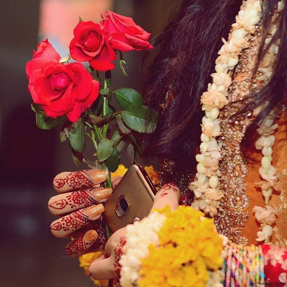 Image For Beautiful Flowers Stylish Girls For Fb Dp Beautiful Flowers P...