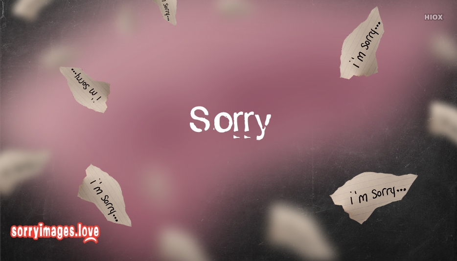 Sorry Wallpaper For Dp - Sorry Dp For Whatsapp , HD Wallpaper & Backgrounds