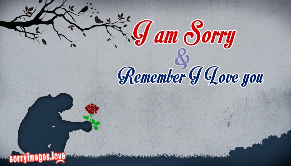 Sorry Love Wallpaper - Am Sorry And I Love You , HD Wallpaper & Backgrounds