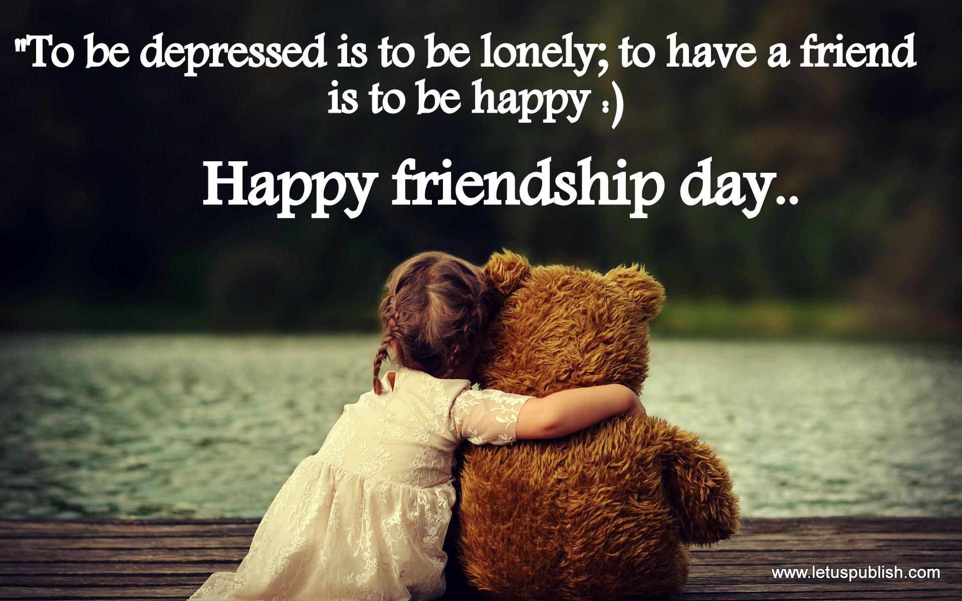 Happy Friendship Day Wallpaper Download - Cute Teddy Bear Hd , HD Wallpaper & Backgrounds