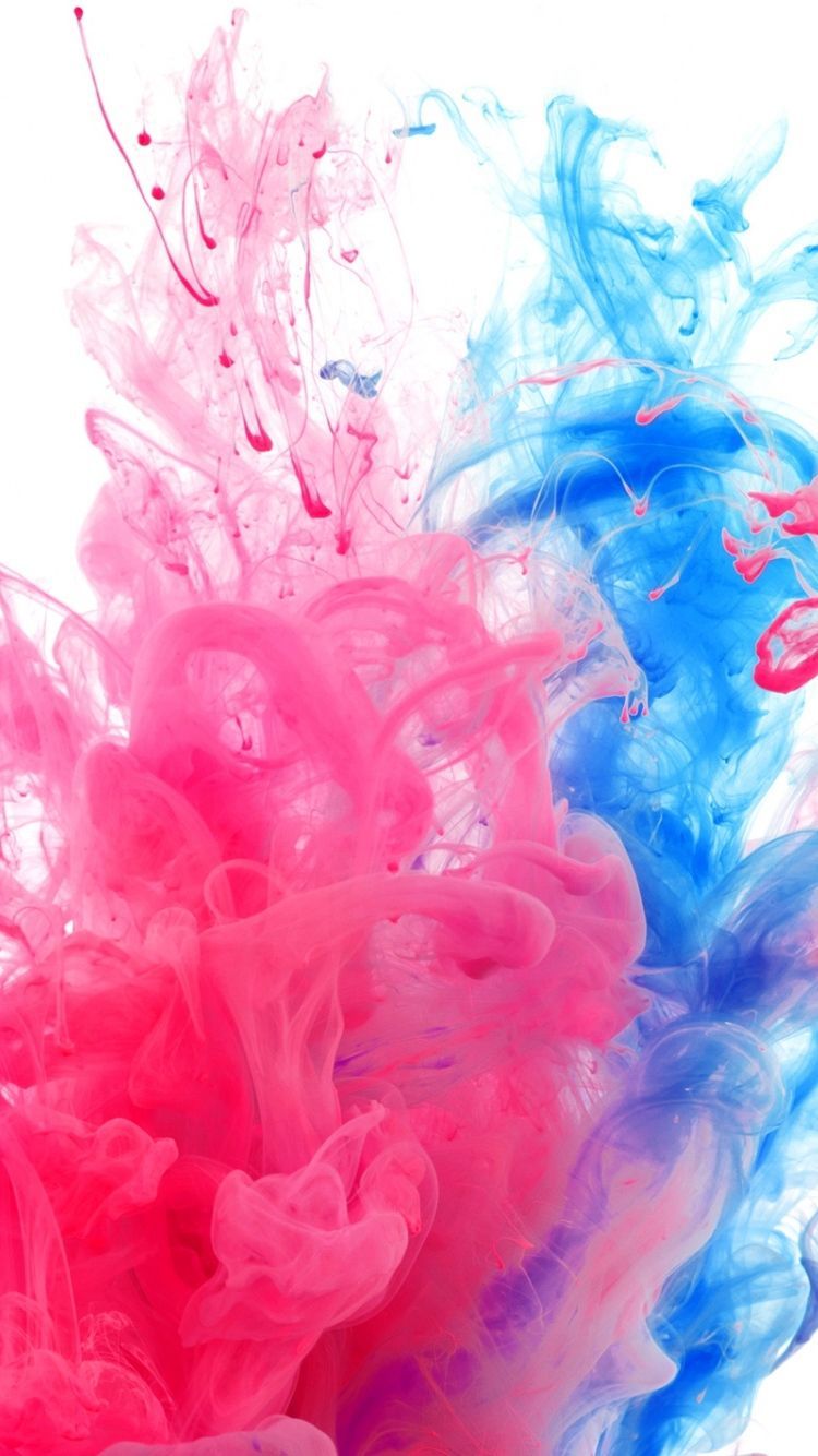Cool Iphone Wallpapers For Girls Group - Pink And Blue Smoke , HD Wallpaper & Backgrounds