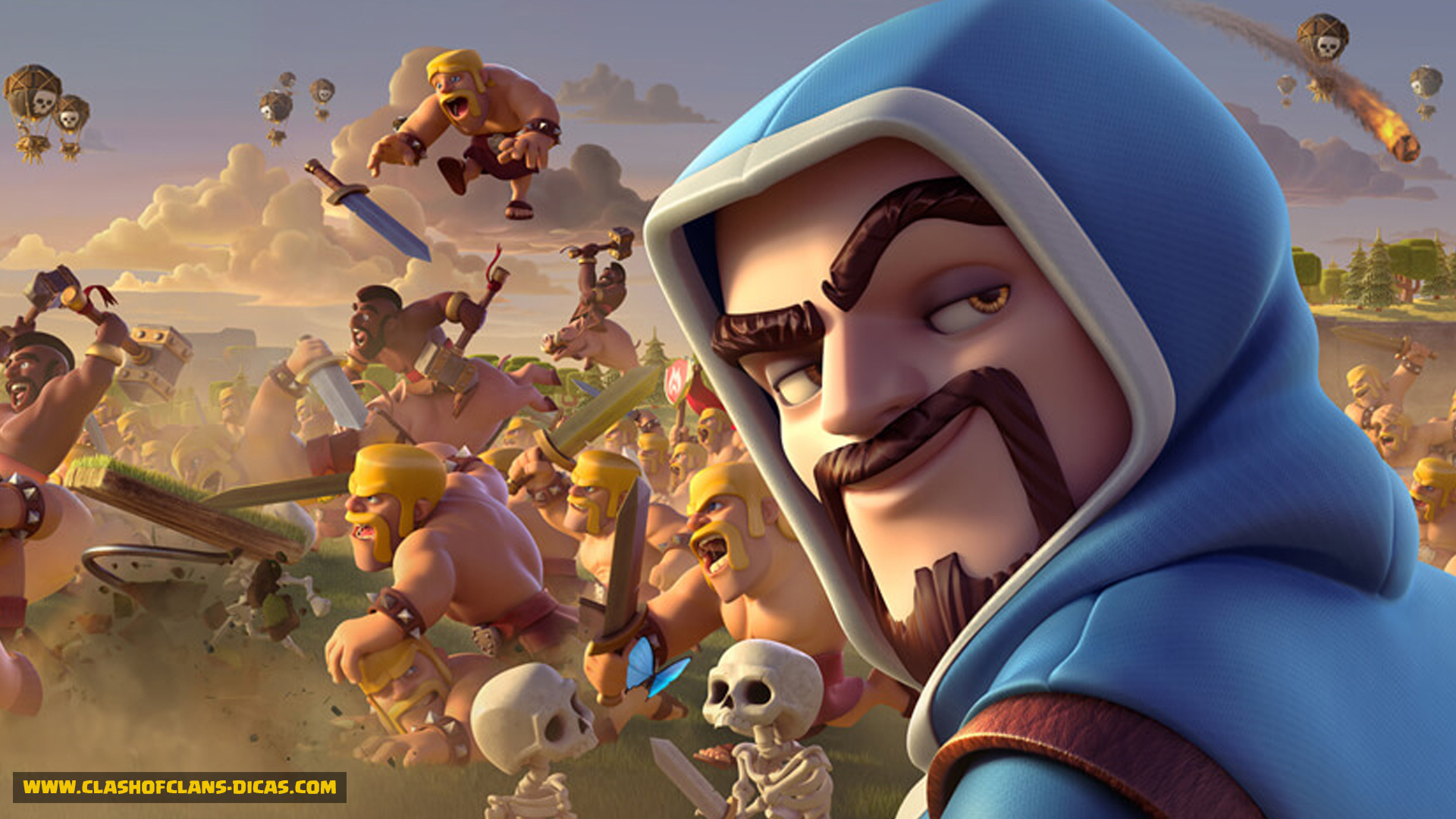 Clash Of Clans Hd Wallpapers - Clash Of Clans Hd Wallpaper Wizard , HD Wallpaper & Backgrounds