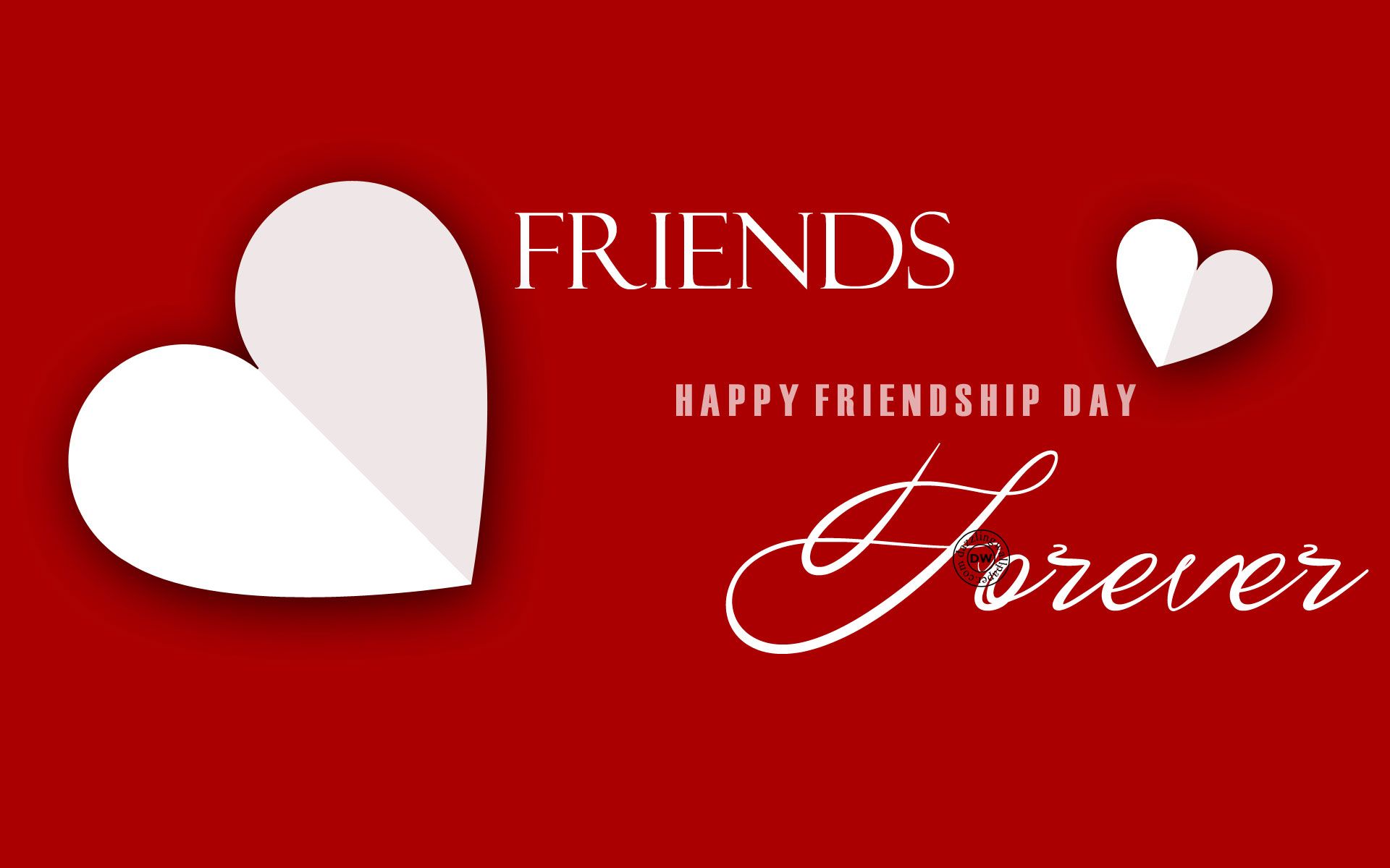 Friends Forever Happy Friendship Day Wallpaper - Close Friend Happy Friendship Day , HD Wallpaper & Backgrounds