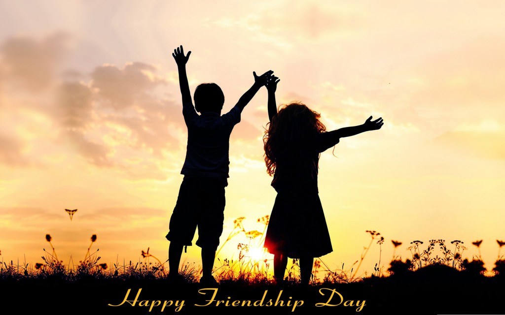 Happy Friendship Day Wallpapers 1024×640 - Friendship Shayari Image Download , HD Wallpaper & Backgrounds
