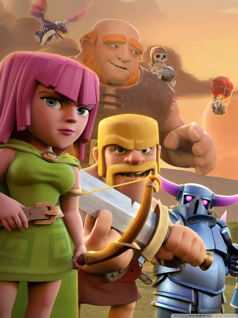 Wallpapers Clash Of Clans - Clash Of Clan Wallpaper For Android Hd , HD Wallpaper & Backgrounds