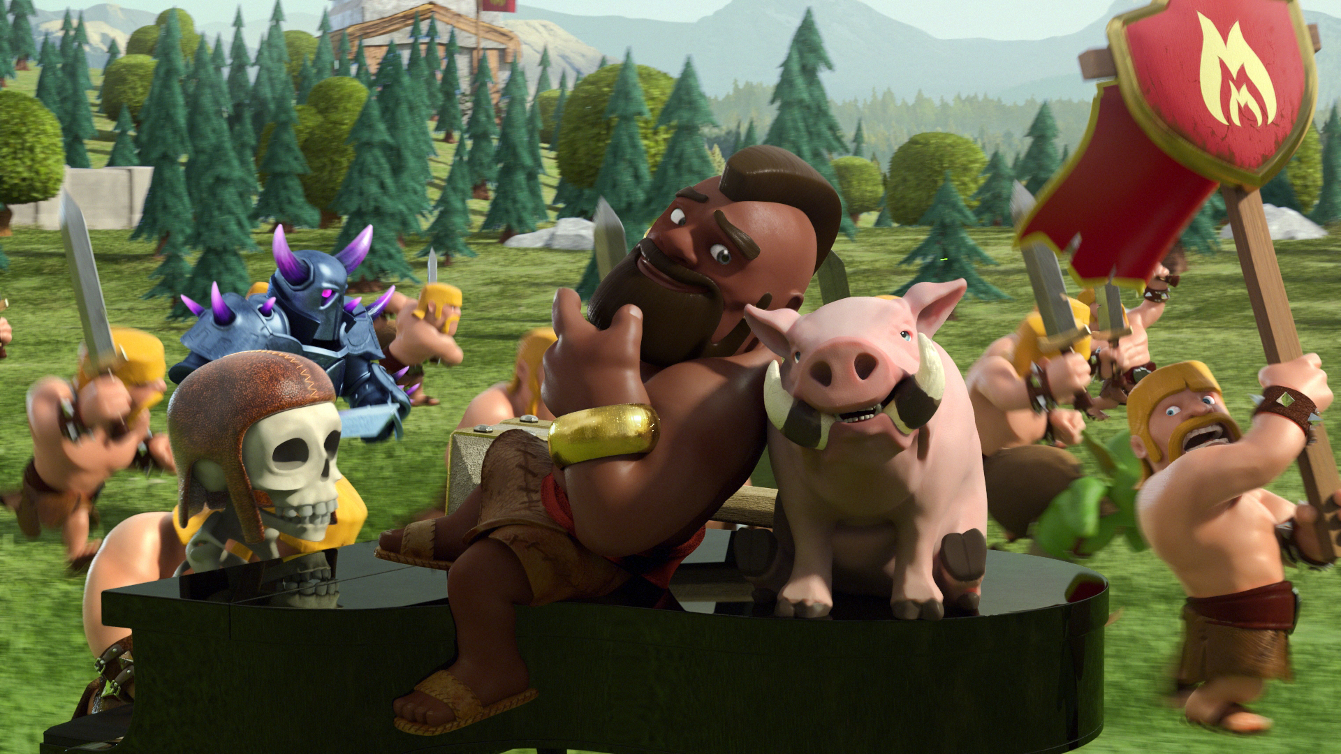 Funny Clash Of Clans Wallpaper Clash Of Clans Hd Backgrounds