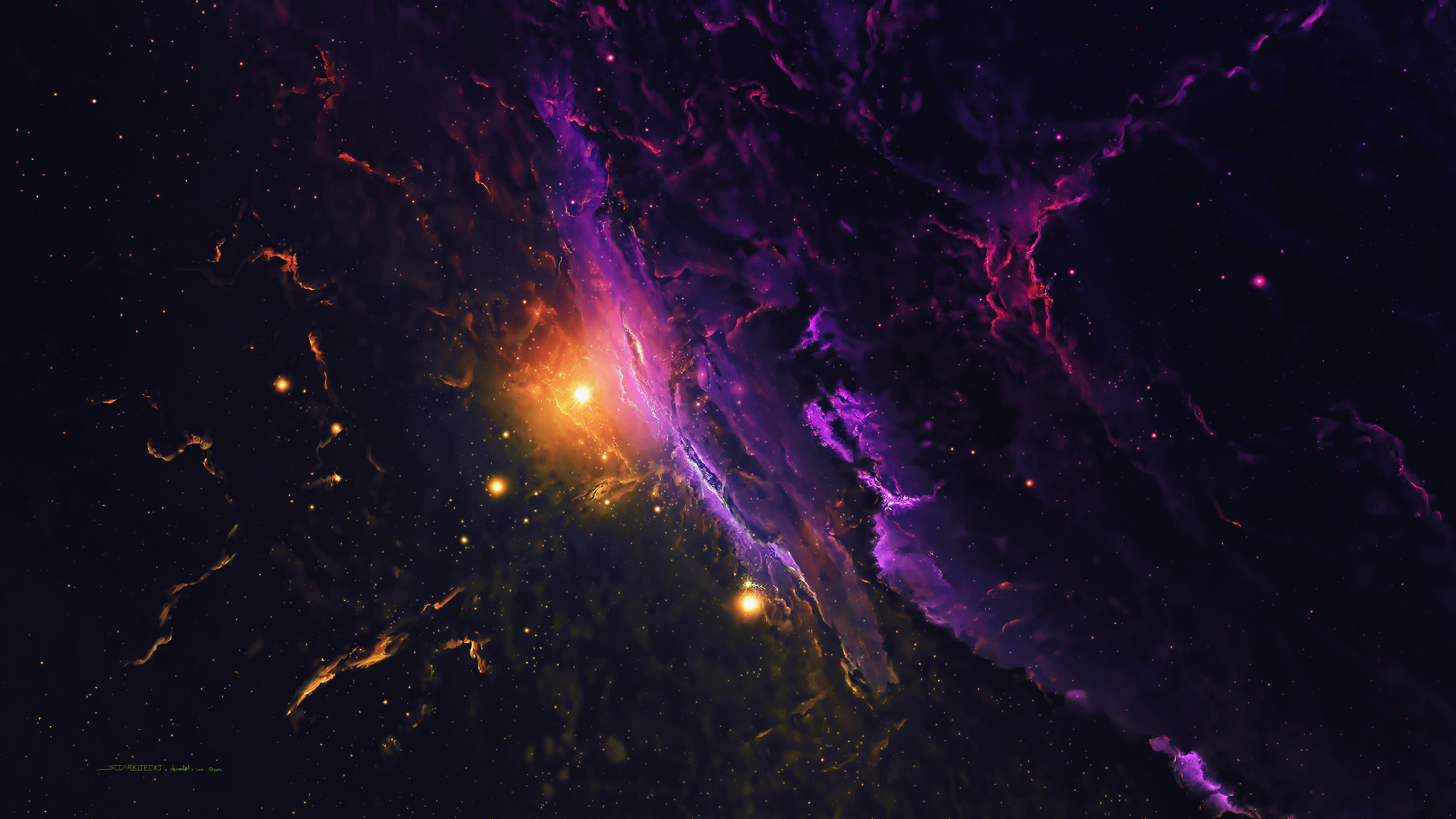 Nebula Galaxy Space Stars Universe 4k - 4k Space , HD Wallpaper & Backgrounds