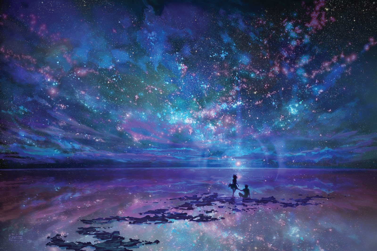 Beautiful Starry Night Sky - Starry Night Night Sky , HD Wallpaper & Backgrounds