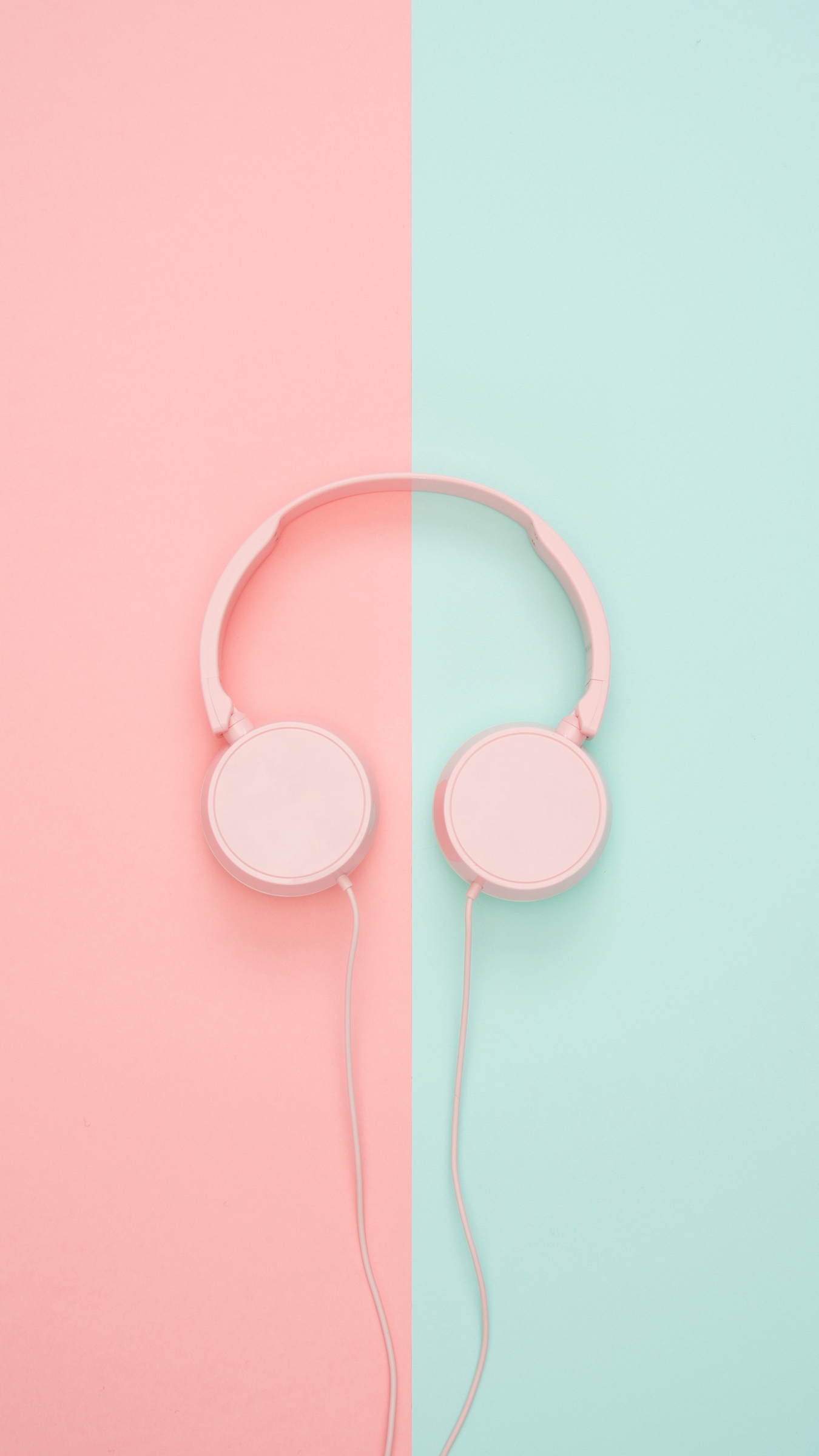 Wallpaper Headphones, Minimalism, Pink, Pastel - Pastel Iphone Wallpaper Hd , HD Wallpaper & Backgrounds
