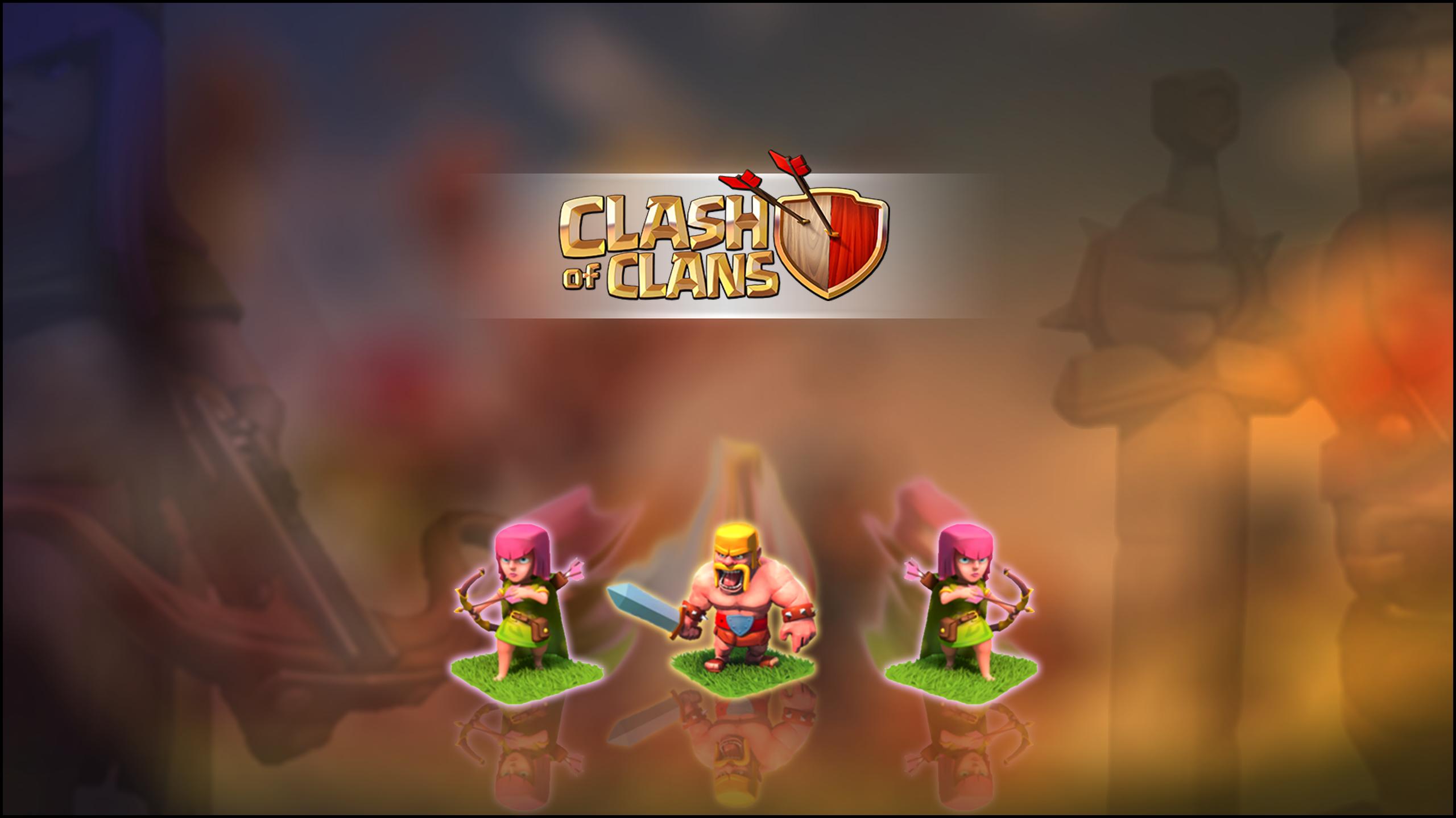 Clash Of Clans Hd Wallpaper - Clash Of Clans Background , HD Wallpaper & Backgrounds