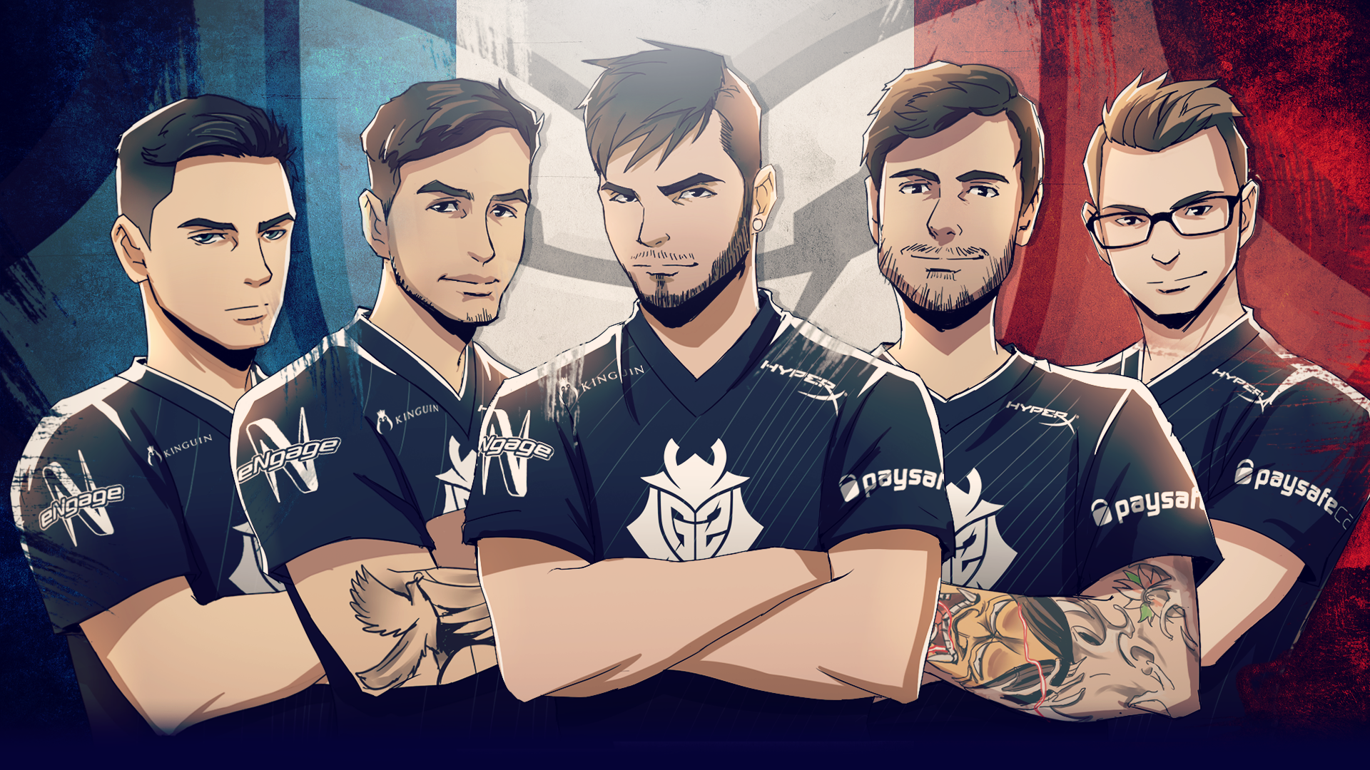 G2 Esports 2017 Csgo Wallpaper France Version - G2 Esports Wallpaper Csgo , HD Wallpaper & Backgrounds