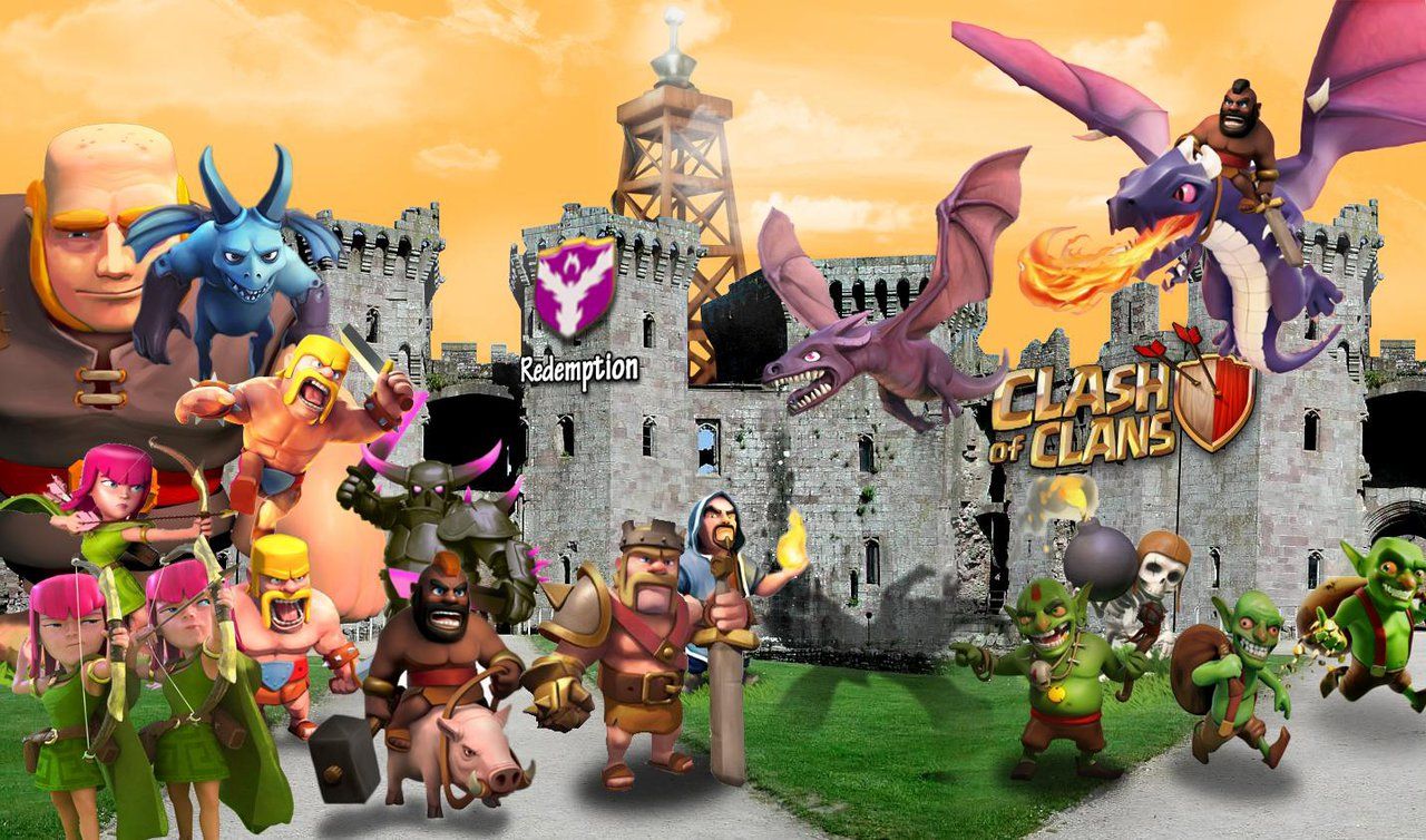 Clash Of Clans Characters - Raglan Castle , HD Wallpaper & Backgrounds