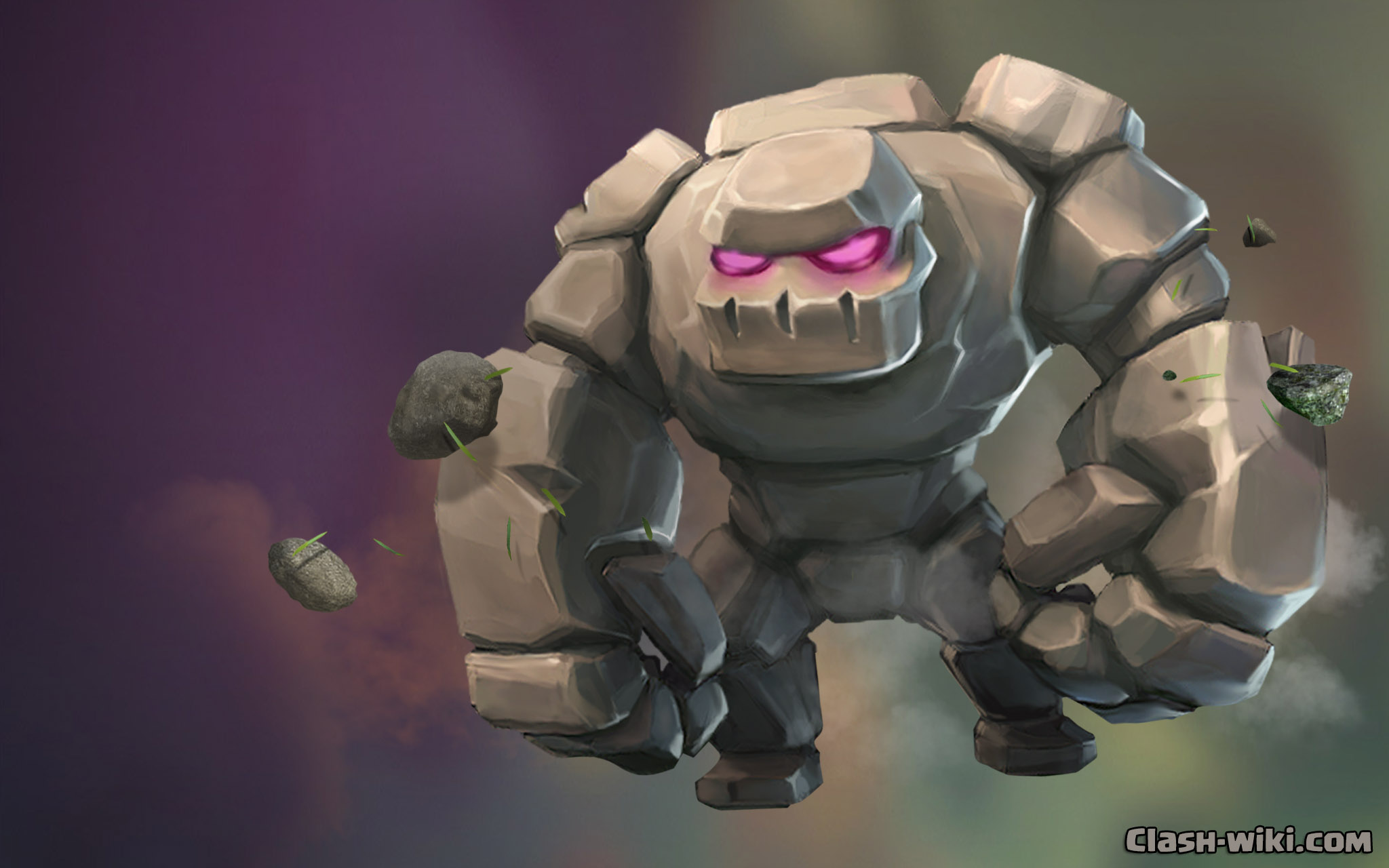 Wallpaper Clash Of Clans 3d - Golem Coc Wallpaper Hd , HD Wallpaper & Backgrounds