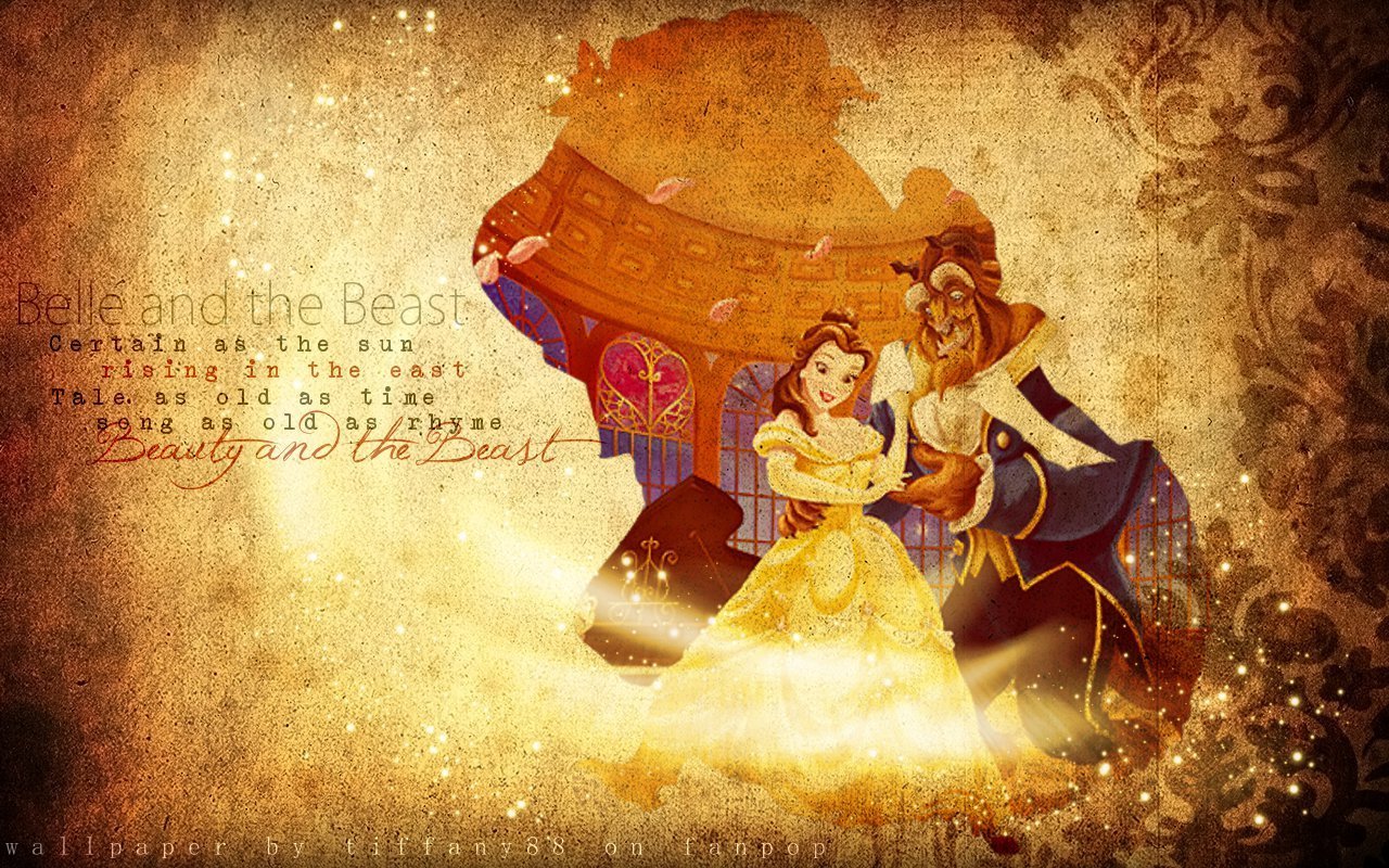 Beauty And The Beast - Background Beauty And The Beast , HD Wallpaper & Backgrounds