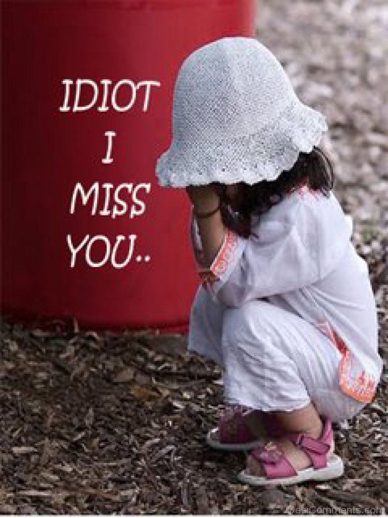 Miss U Sad Wallpaper - Idiot I Miss You , HD Wallpaper & Backgrounds