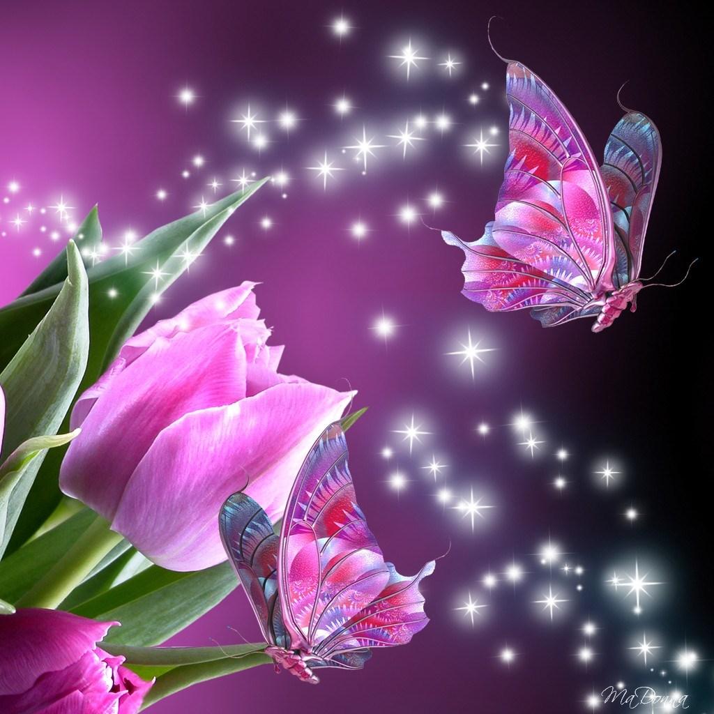 3d Wallpapers For Mobile For Touch - Animated Butterfly Wallpaper For Mobile , HD Wallpaper & Backgrounds