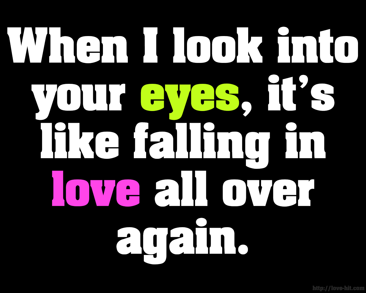 Cute Love Wallpapers With Quotes - Quotes When I Look Into Your Eyes , HD Wallpaper & Backgrounds