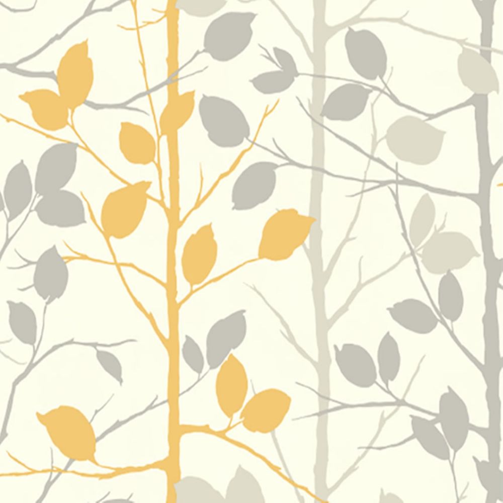 Arthouse Opera Woodland Wallpaper 630705 Grey / Yellow - Arthouse Woodland Grey And Yellow , HD Wallpaper & Backgrounds