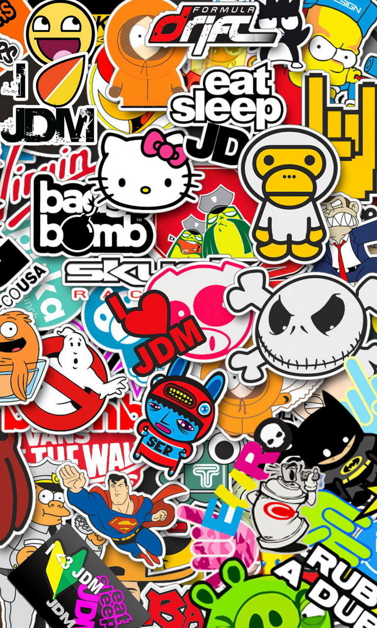 Iphone Sticker Bomb Wallpaper Hd , HD Wallpaper & Backgrounds