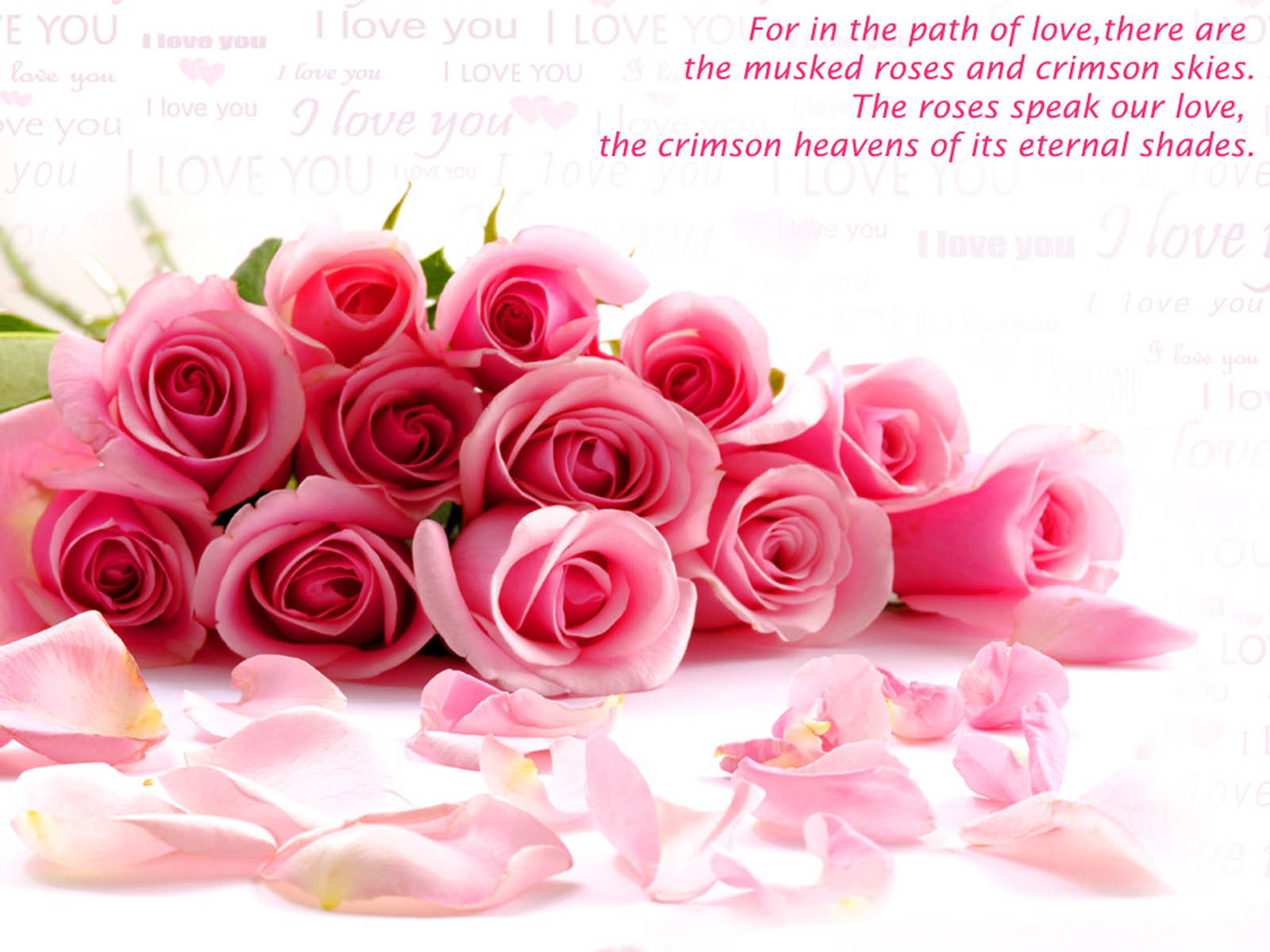 Love Quotes With Flowers For Him , HD Wallpaper & Backgrounds