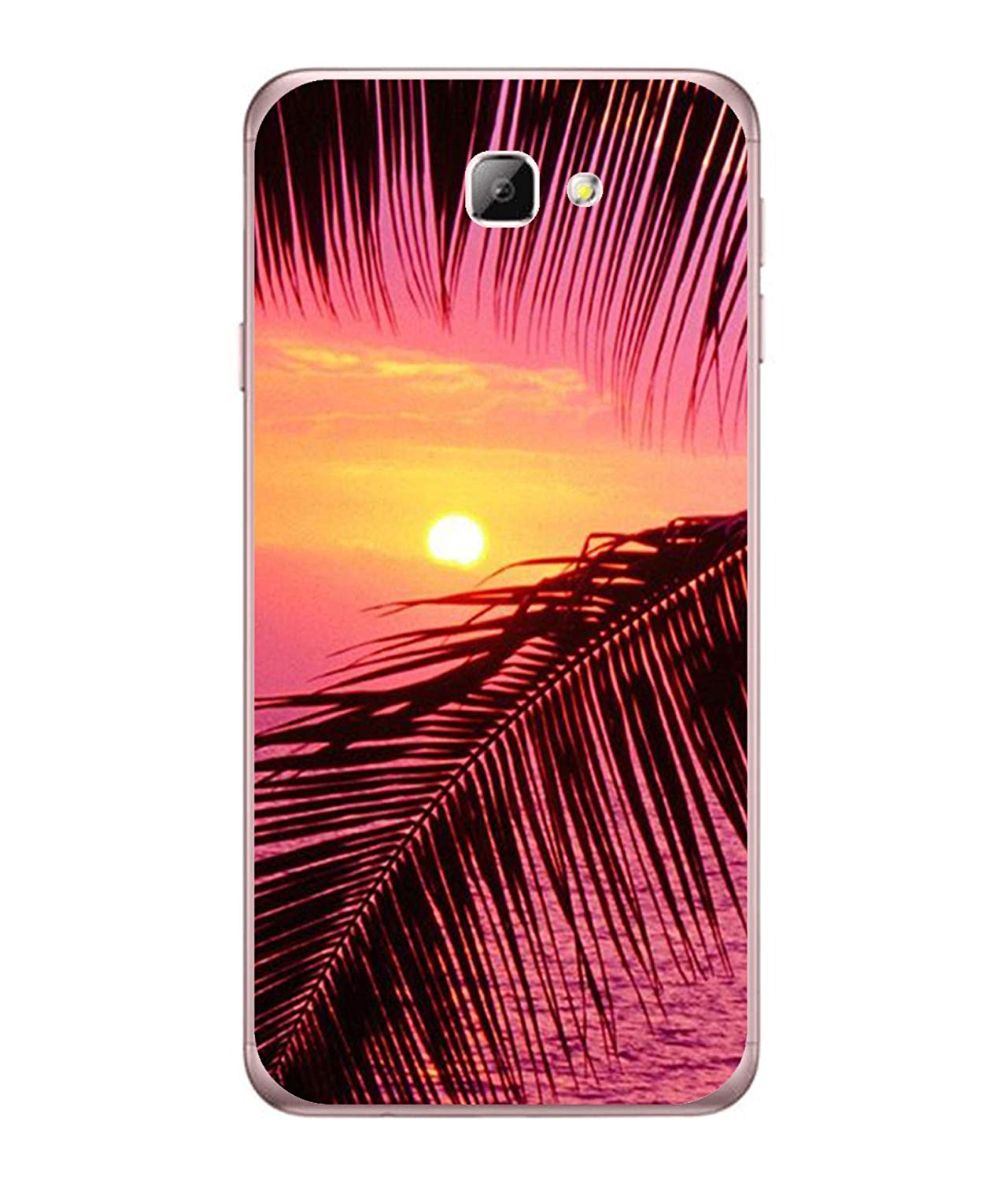 Snapdilla Designer Back Case Cover For Galaxy J7 Prime - Beach Pink Tropical Sunsets , HD Wallpaper & Backgrounds