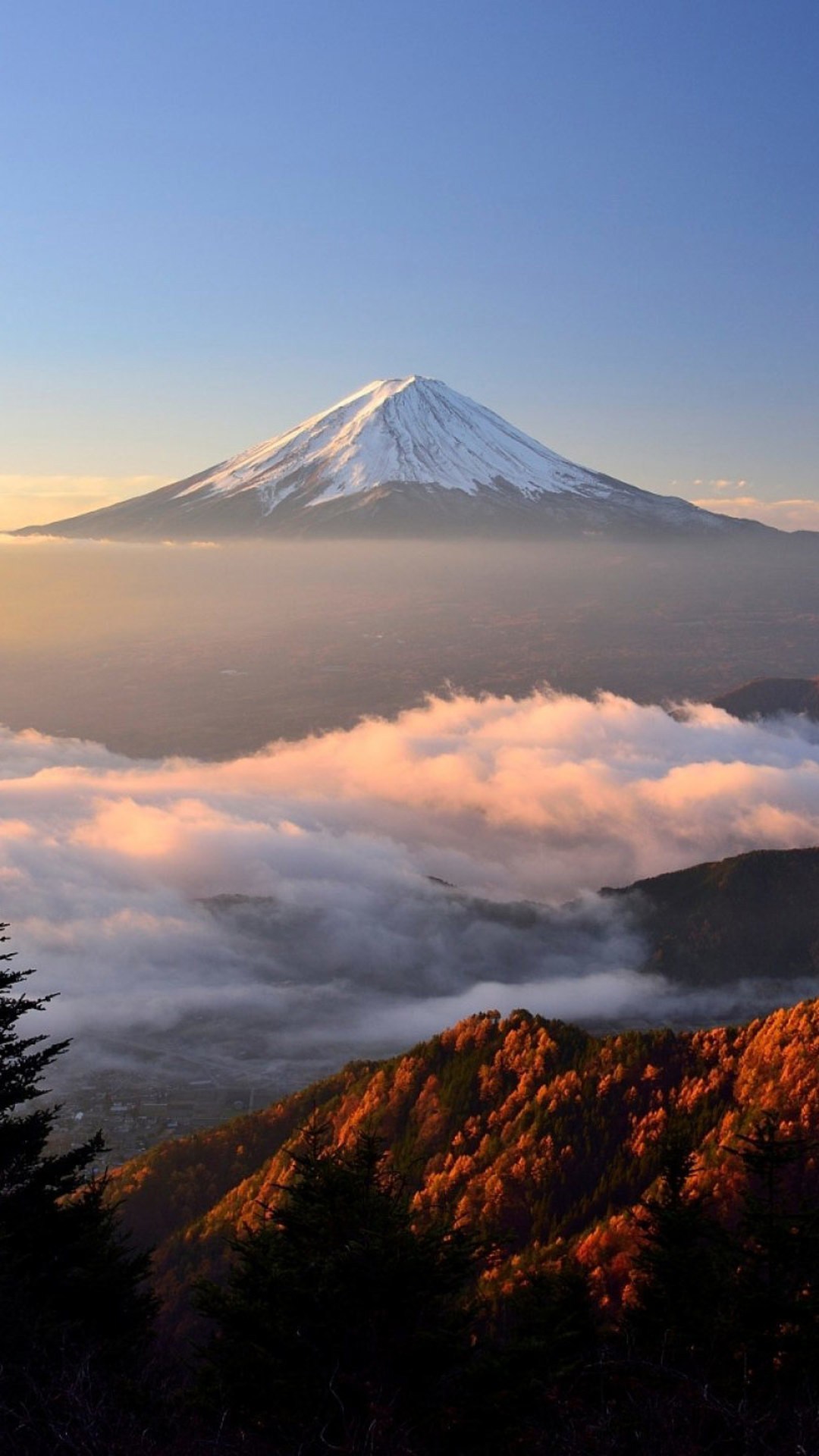 Mount Fuji Hd Qhd Wallpaper - Mount Fuji , HD Wallpaper & Backgrounds